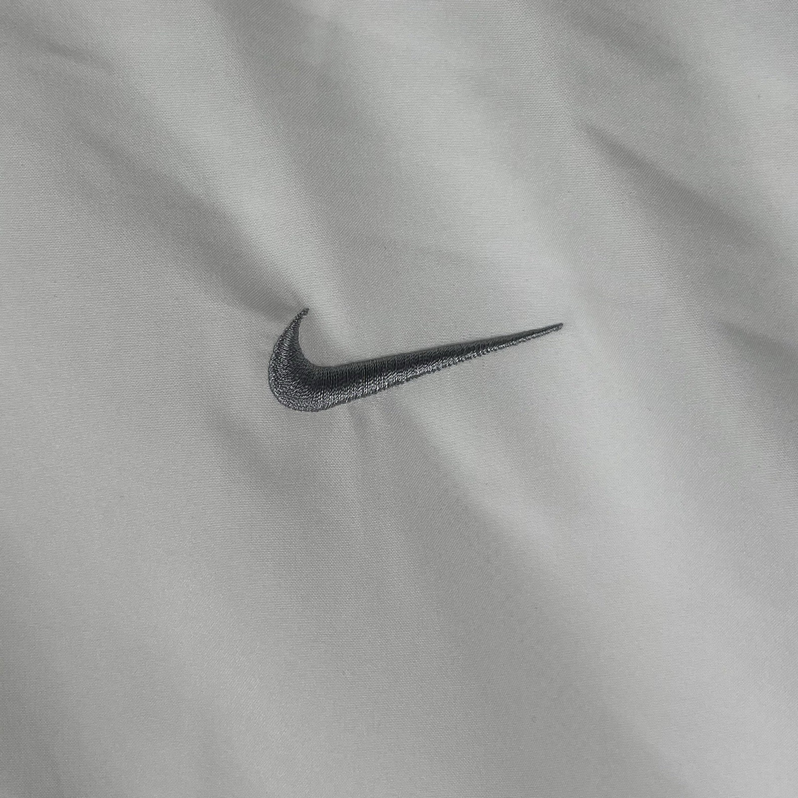 VTG Nike Jacket Mens 3XL White Track Windbreaker Full Zip Y2K Lined Lightweight
