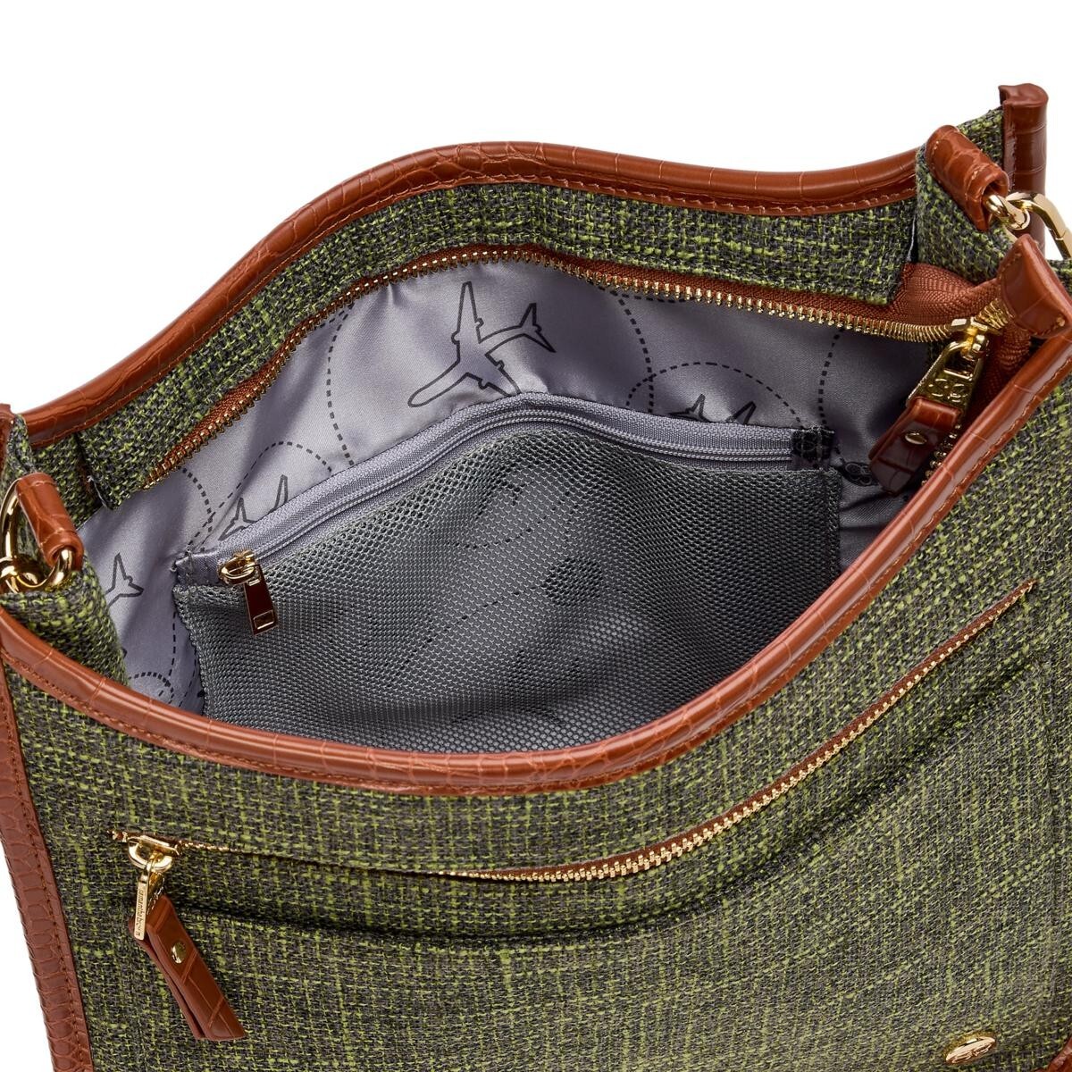 Samantha Brown To-Go Tweed Crossbody (Pick Your Choice of Color)