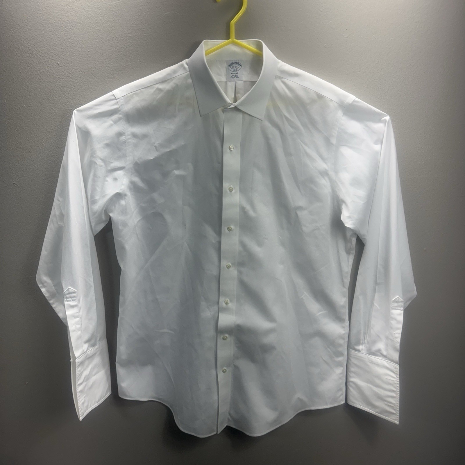 Brooks Brothers 1818 Regent Non-Iron Dress Shirt White 17-37