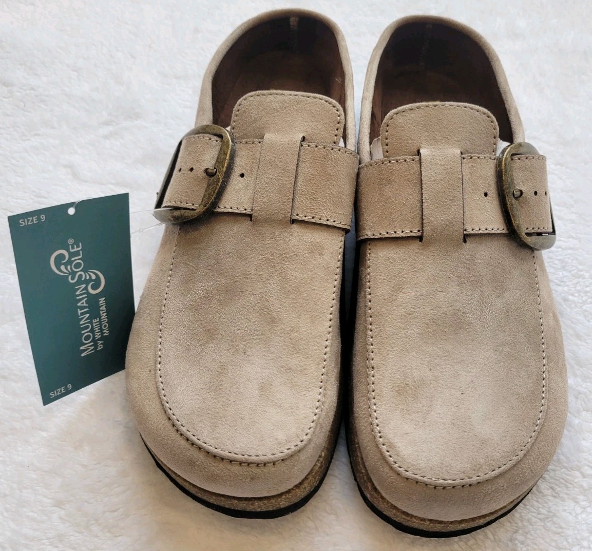 White Mountain Sole Women’s Clog size 9 sand color tan