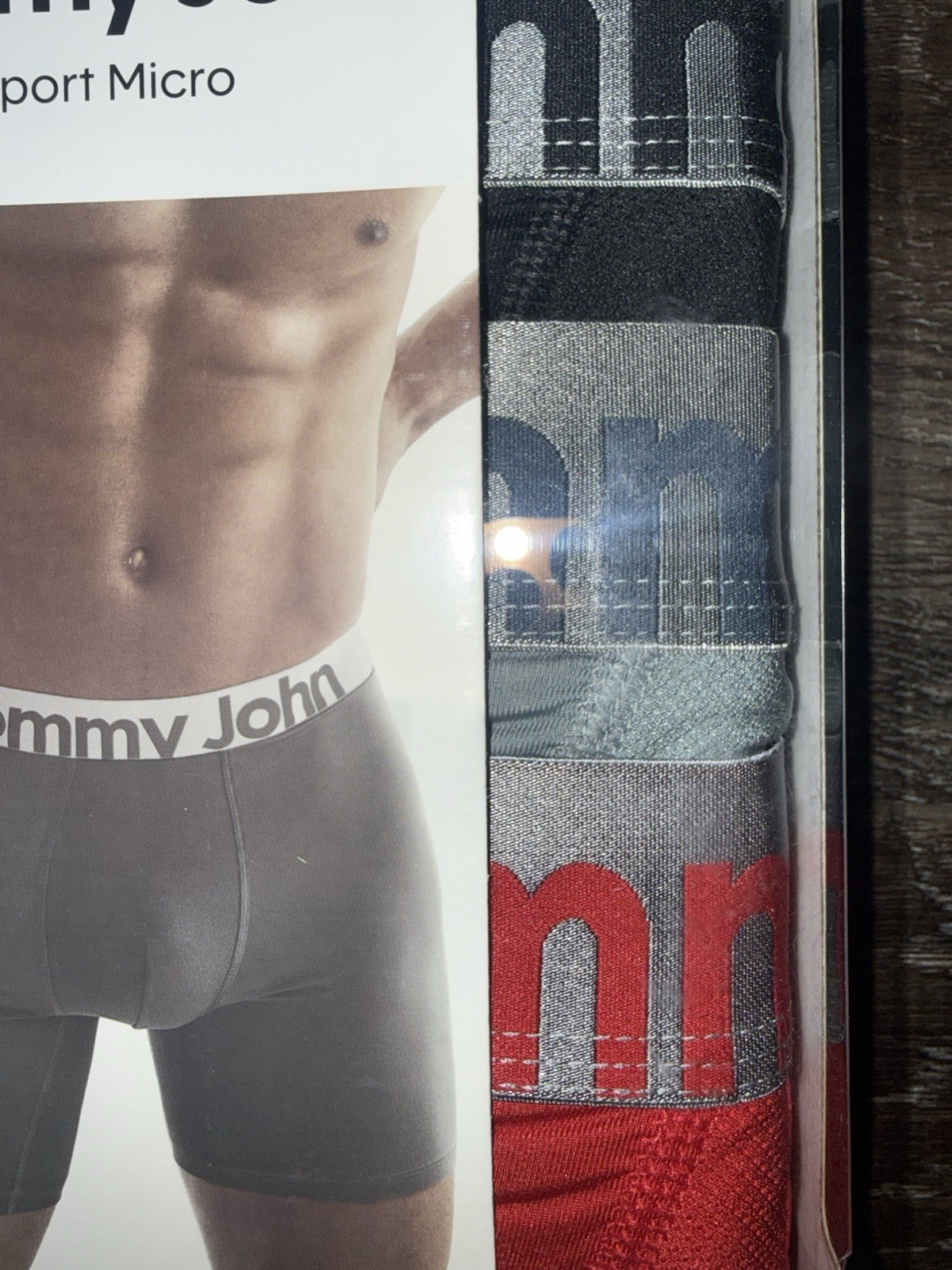 Tommy John ~ 3-Pair Mens Boxer Brief Underwear Sport Micro Polyester Blend ~ L