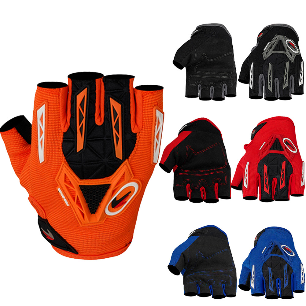 Sports Fitness Work Gloves Non-Slip Cycling Half Finger Gloves for Fitness Work