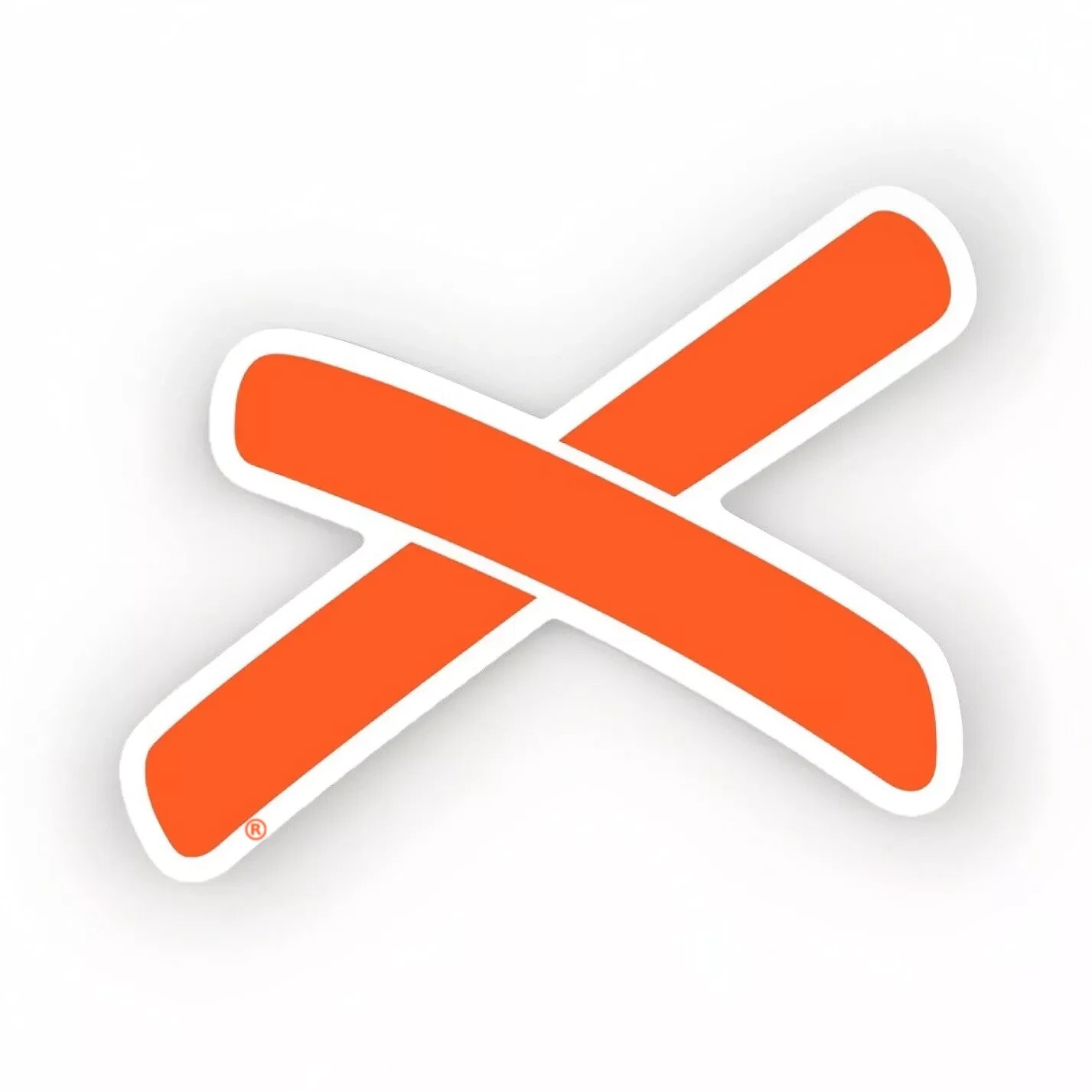 AUTHENTIC ABSOLUTELY RIDICULOUS 3” STICKER ARIA BASEBALL NEW VINYL ORANGE LOGO X