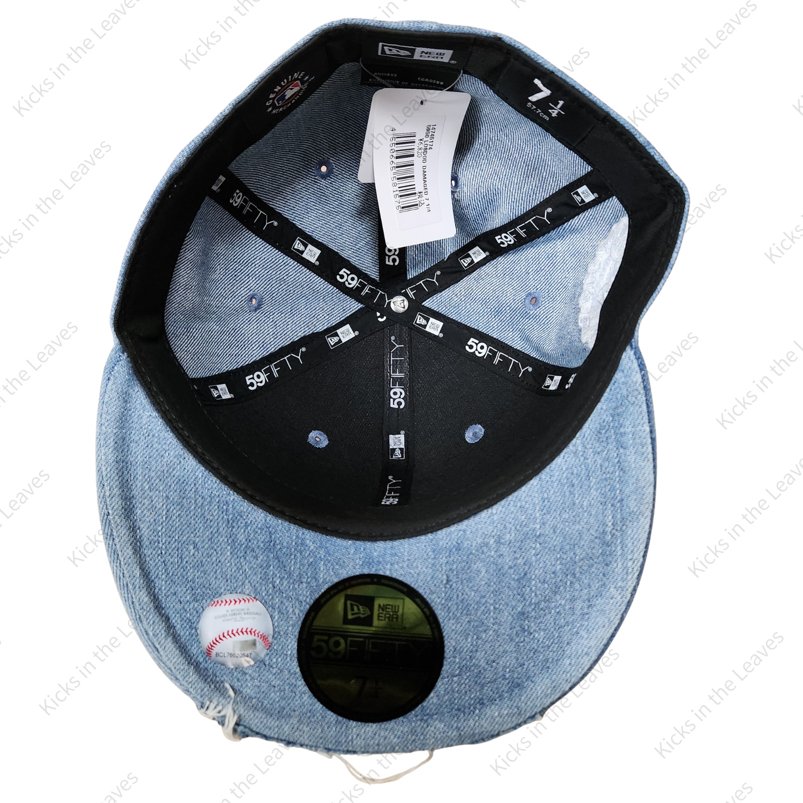New Era 59FIFTY Distressed Denim Cap MLB LA Los Angeles Dodgers 14745174 Japan