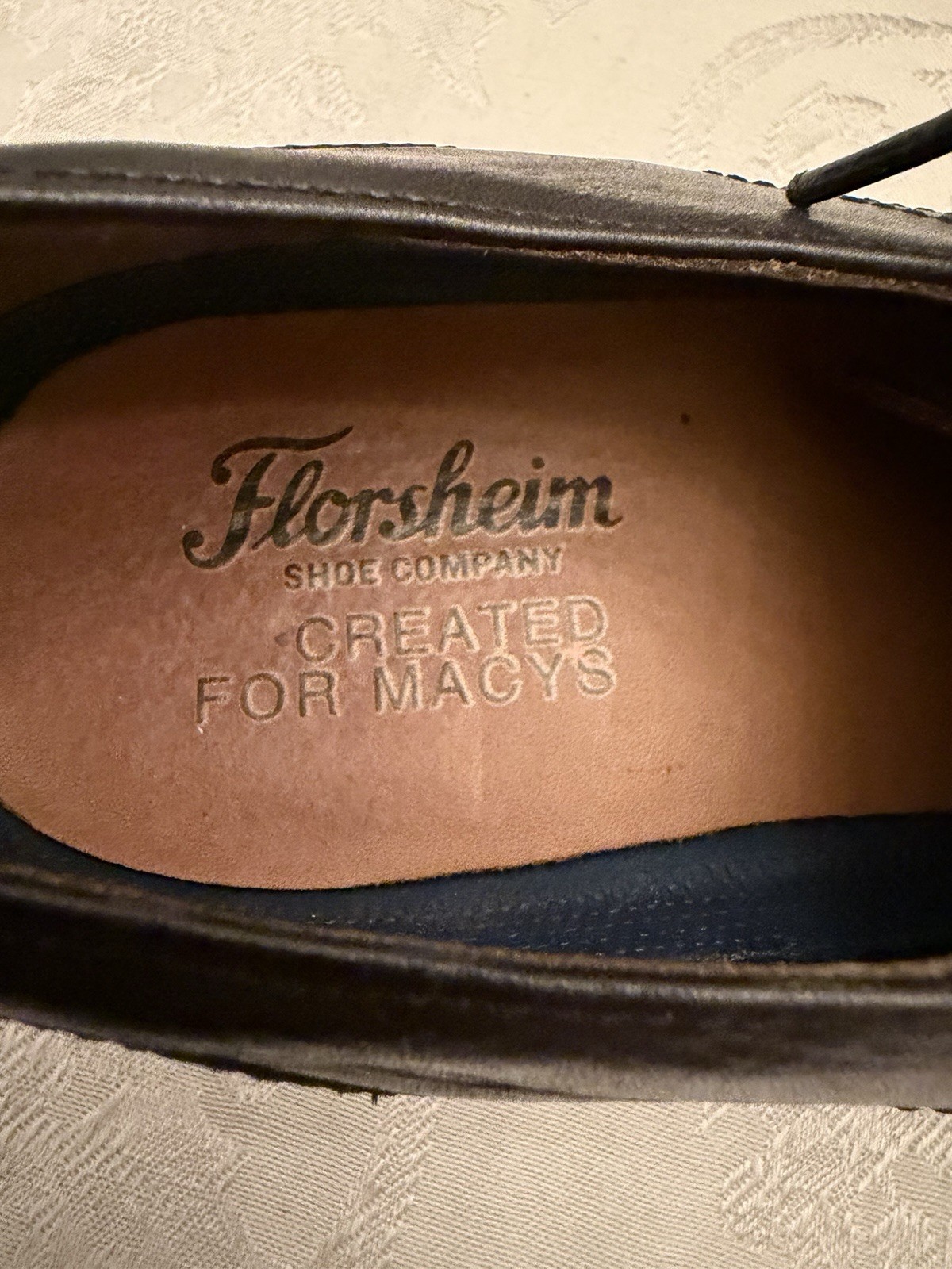 Florsheim Men’s Midfield Cap Toe Oxford Shoe With Broguing Black Size 10.5D