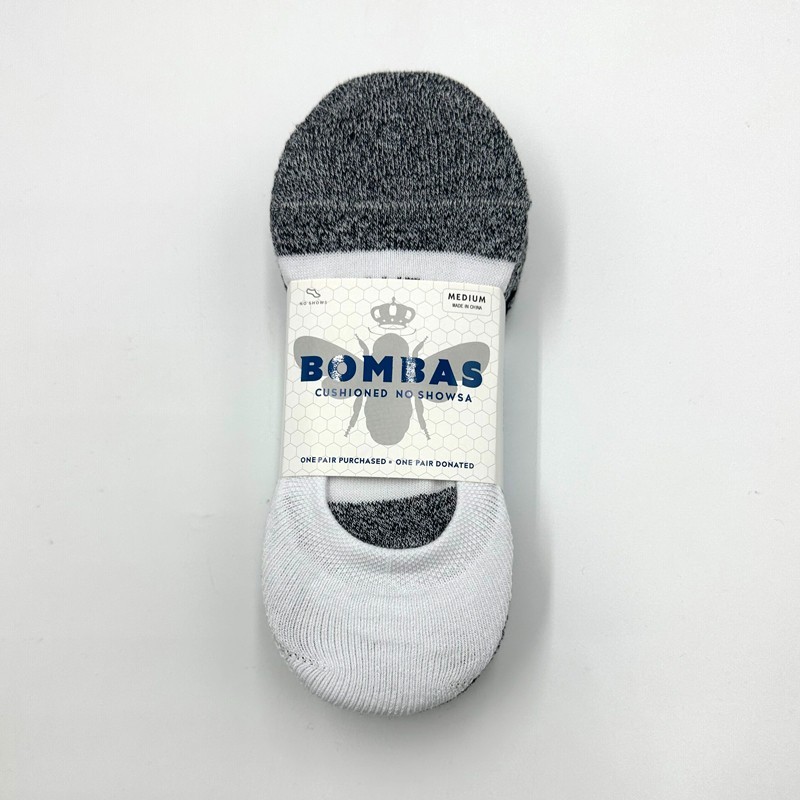 Nwt 4 pairs Men’s 4 Colors Mix Cushioned No Show Socks Size Med 6-9 BOMBAS