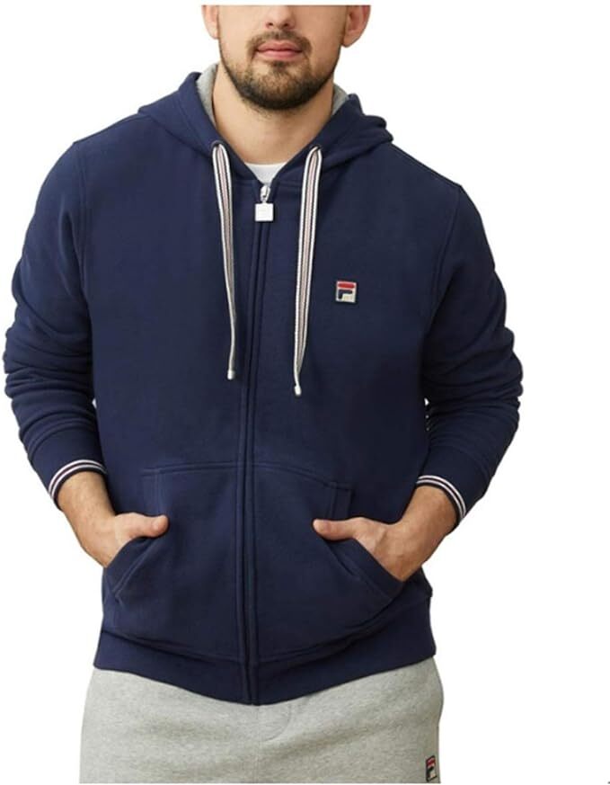 Fila Men’s Full Zip Hoodie Navy
