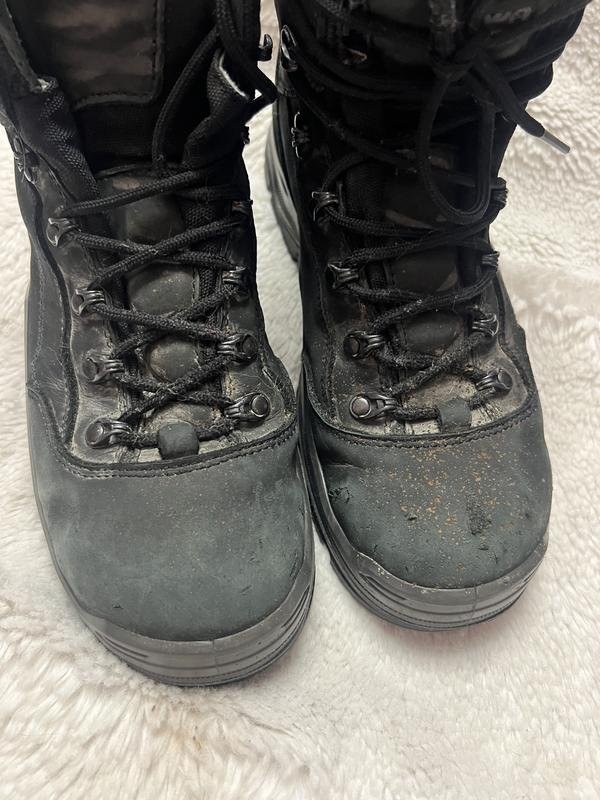 Men Lowa Boots Black Leather 43