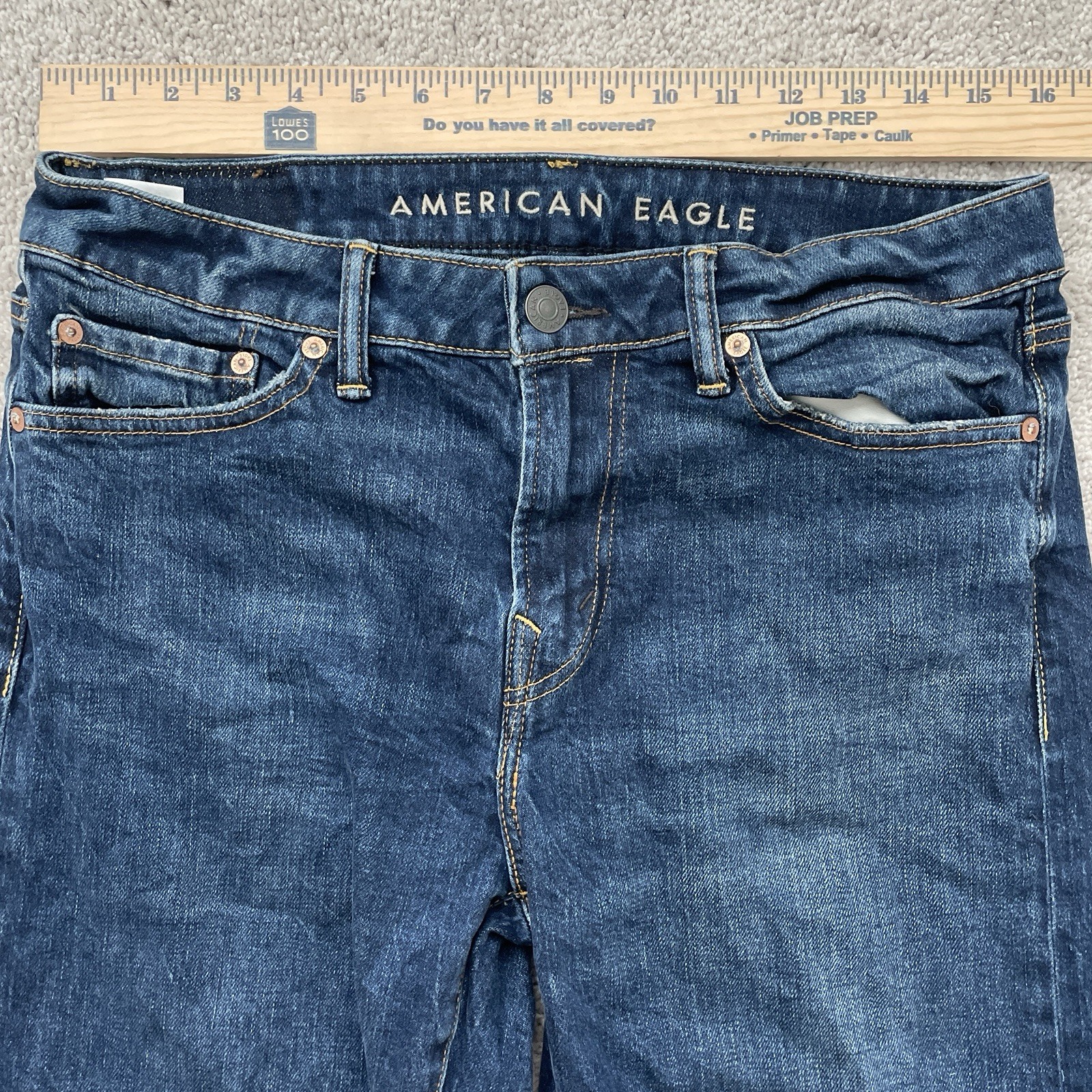 American Eagle Air FLEX Original Straight Stretch Denim Jeans Men’s 32×30