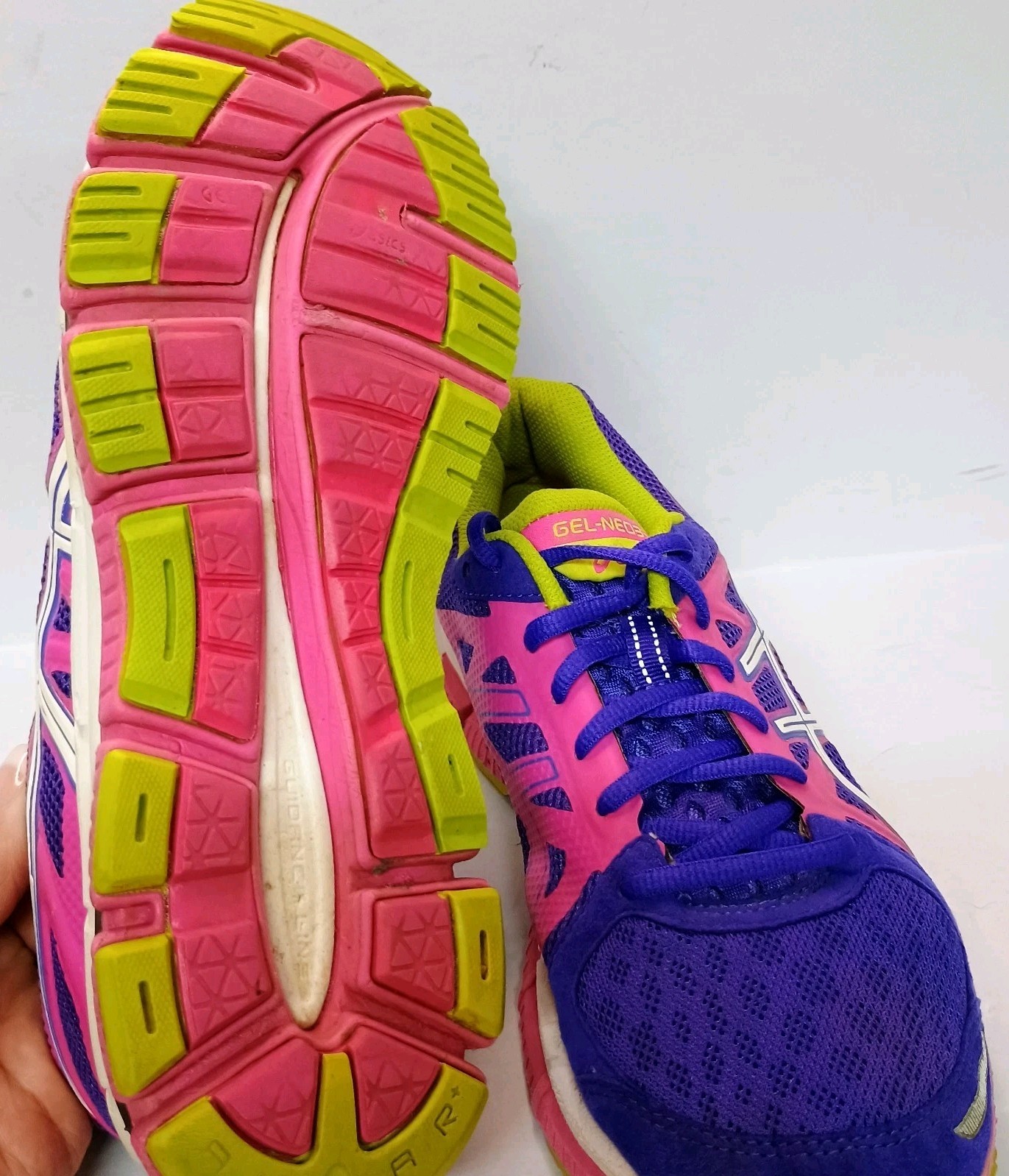 Asics Gel Neo 33 Running Shoes T272N Purple Pink Athletic Sneakers Women’s 7.5