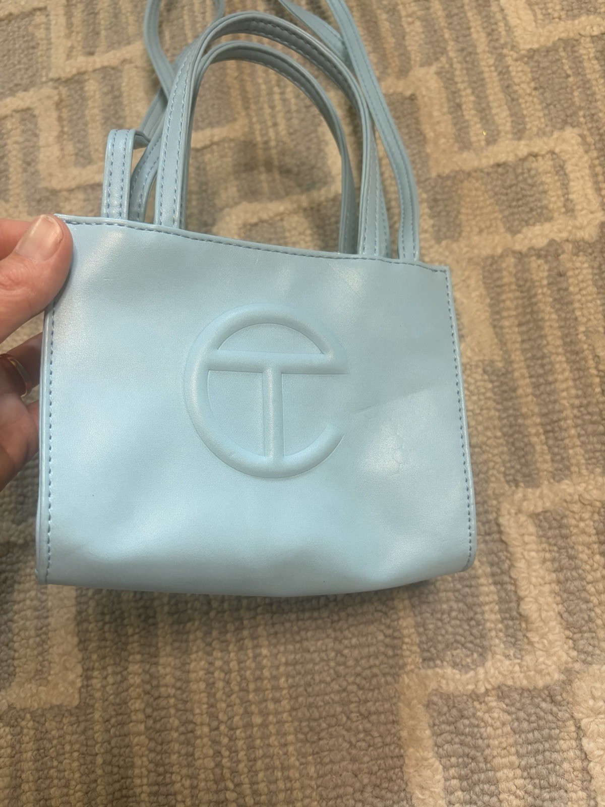 Telfar Small Cerulean Blue Small Shopping Bag