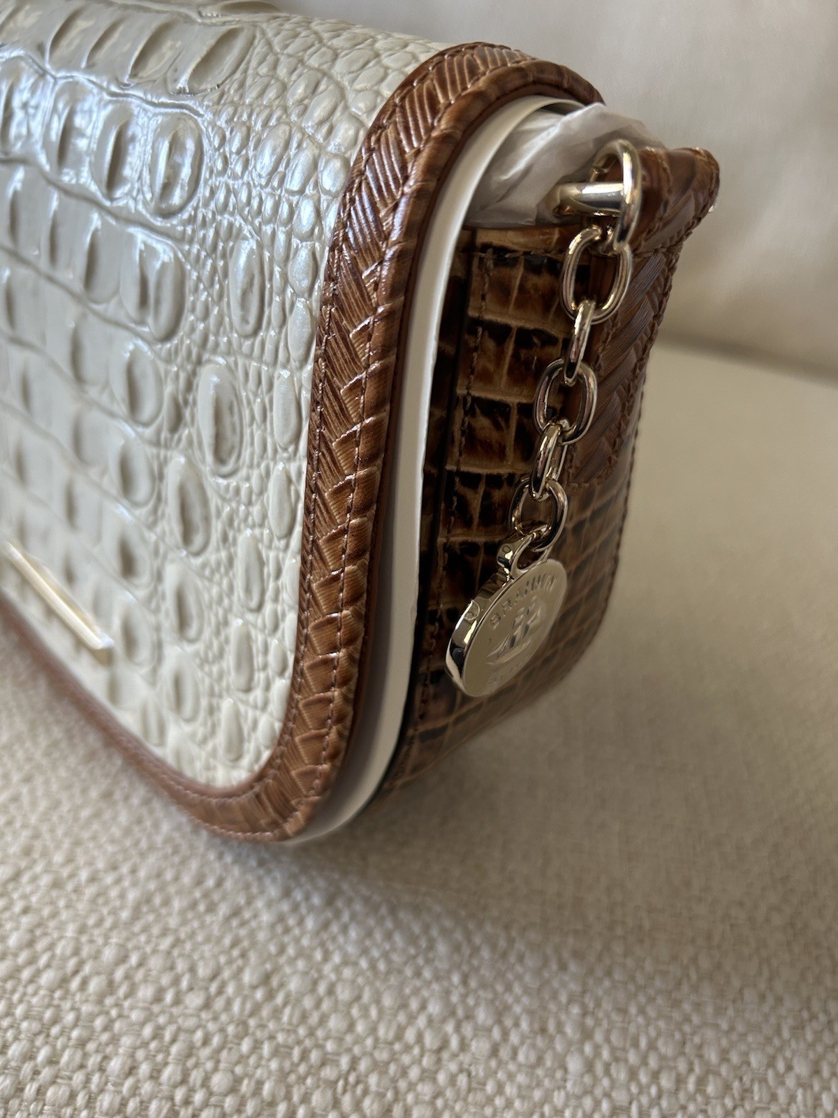 Brahmin Briar Coconut Milk Taber NWT $285 Crossbody ~ Still Wrapped 🥥