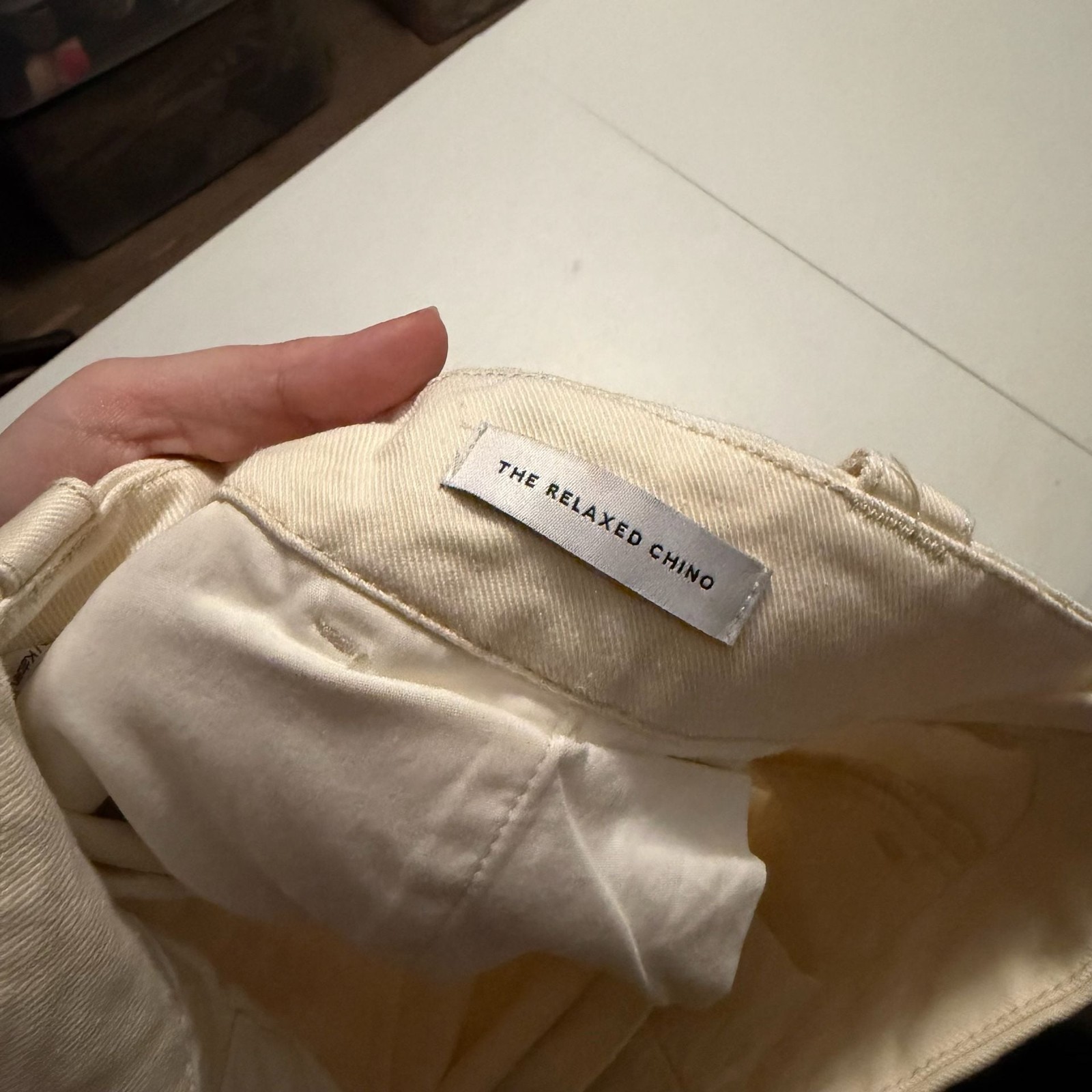 Madewell The Relaxed Chino Pants in Antique Cream Size 10