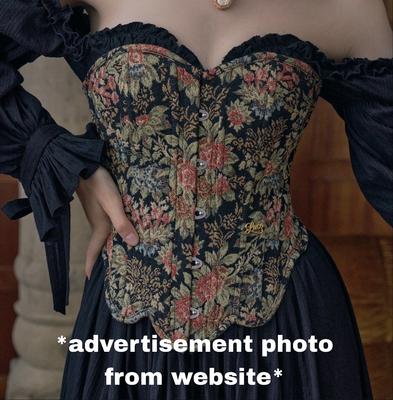 LaceMade- Flower & Mirror Corset / Size XS / Without Tags / Never Worn