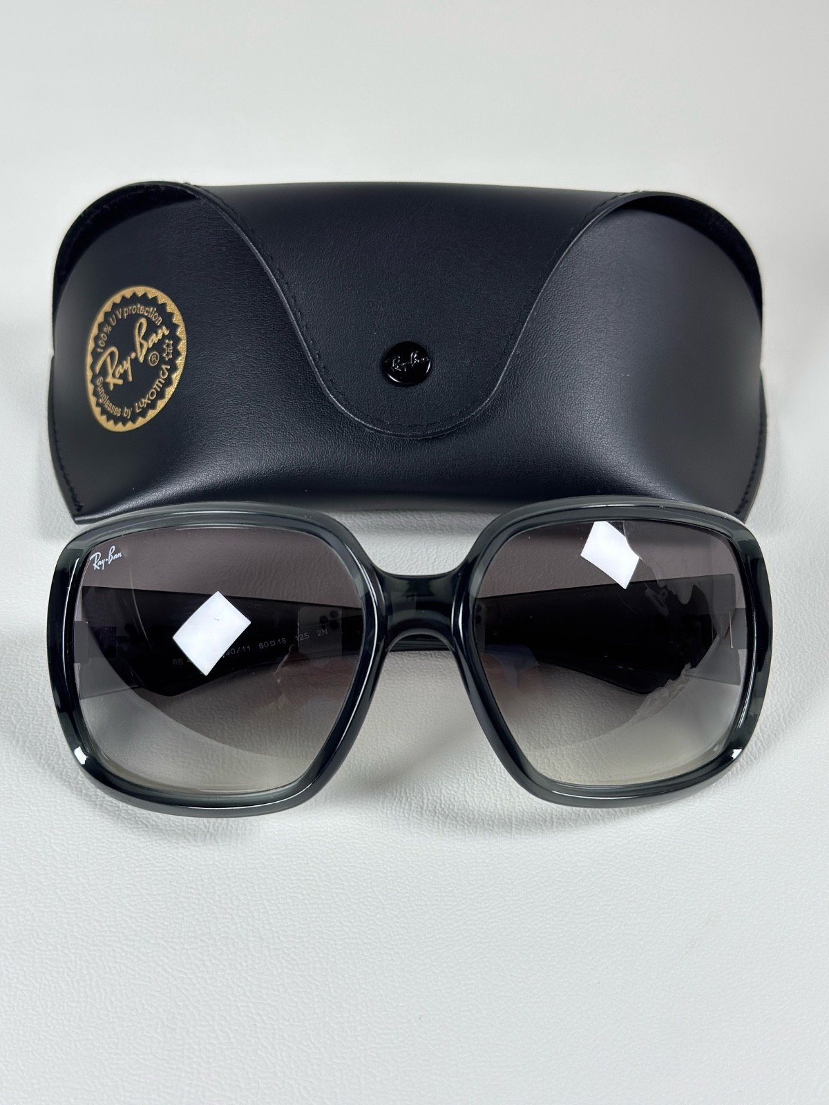 Ray-Ban RB4347 6530/11 Sunglasses Made in Italy Unisex 60-18-125