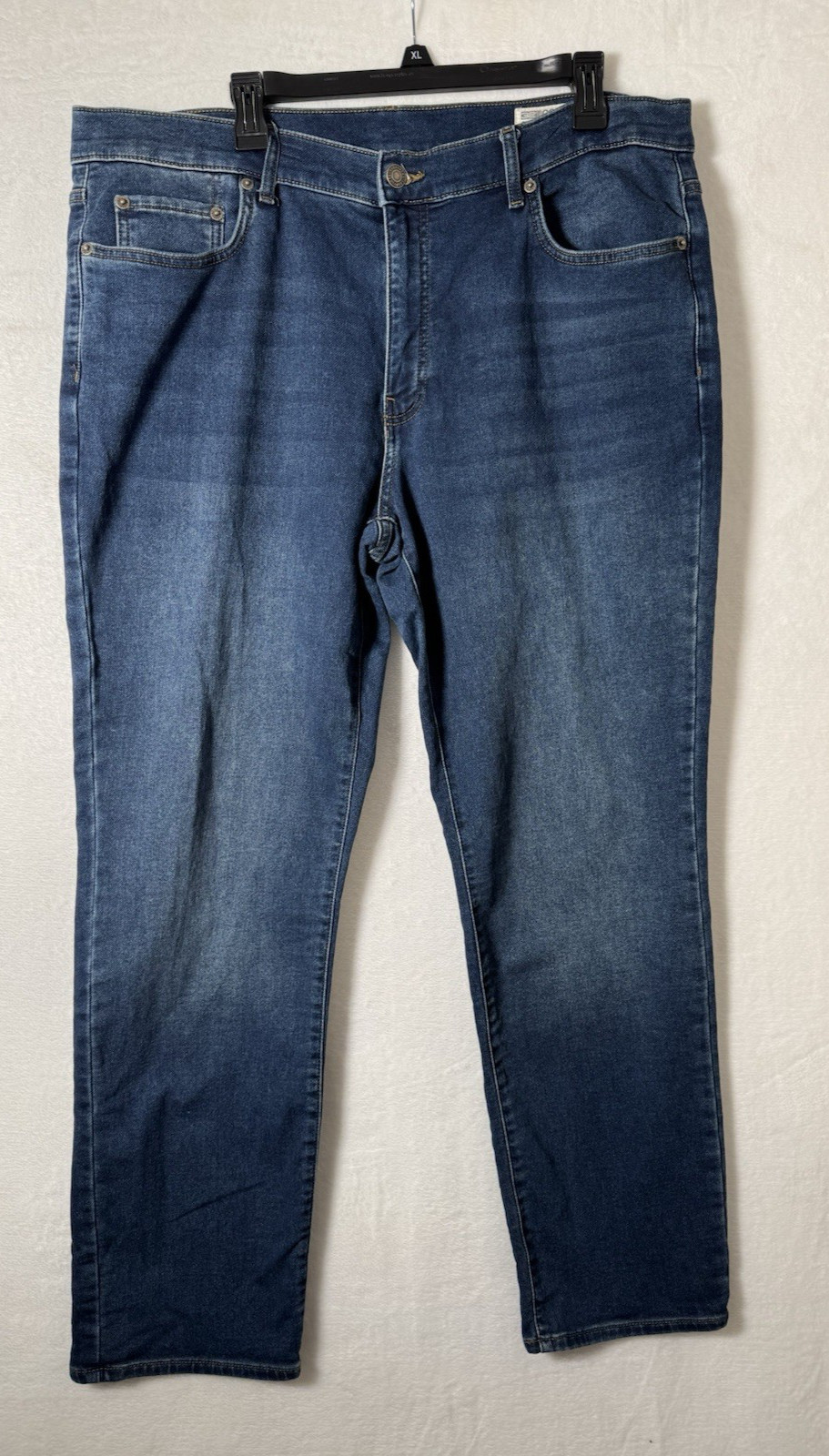 32 Degrees Cool Sweatpant Jeans Mens 40×32 Dark Wash Denim Straight Stretch