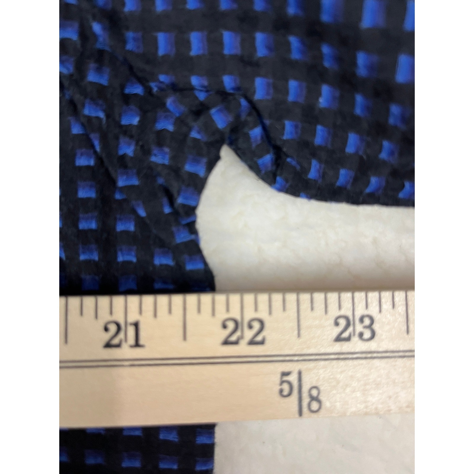 John Miller Mens Executive Active Tailored Cut Long Sleeve Blue Check 41 16 1/4