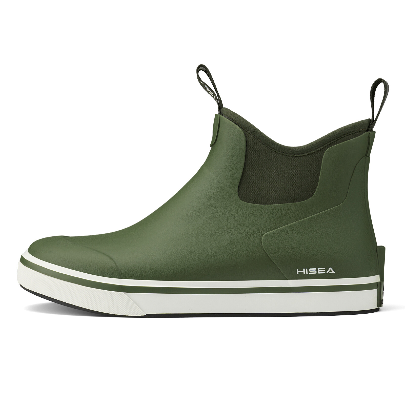 HISEA Men Ankle Deck Boots Waterproof Foam Fishing Outdoor Sport Rain Work Boots
