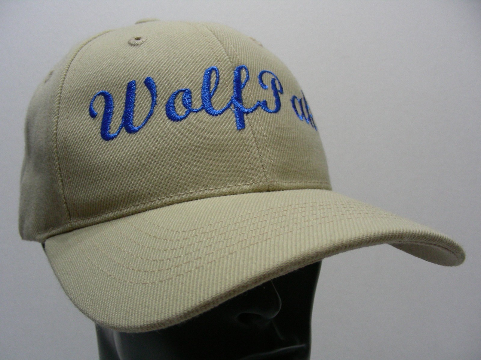 WOLFPAK – ZEFPAK – BEIGE – LIDS – ONE SIZE ADJUSTABLE BALL CAP HAT!