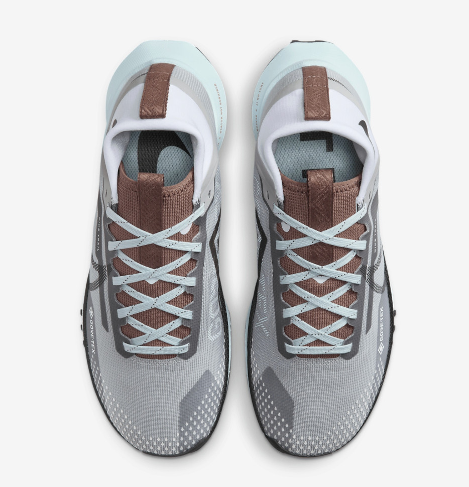 Women Nike React Pegasus Trail 4 GTX Lt Smoke Grey Shoes Goretex DJ7929-005