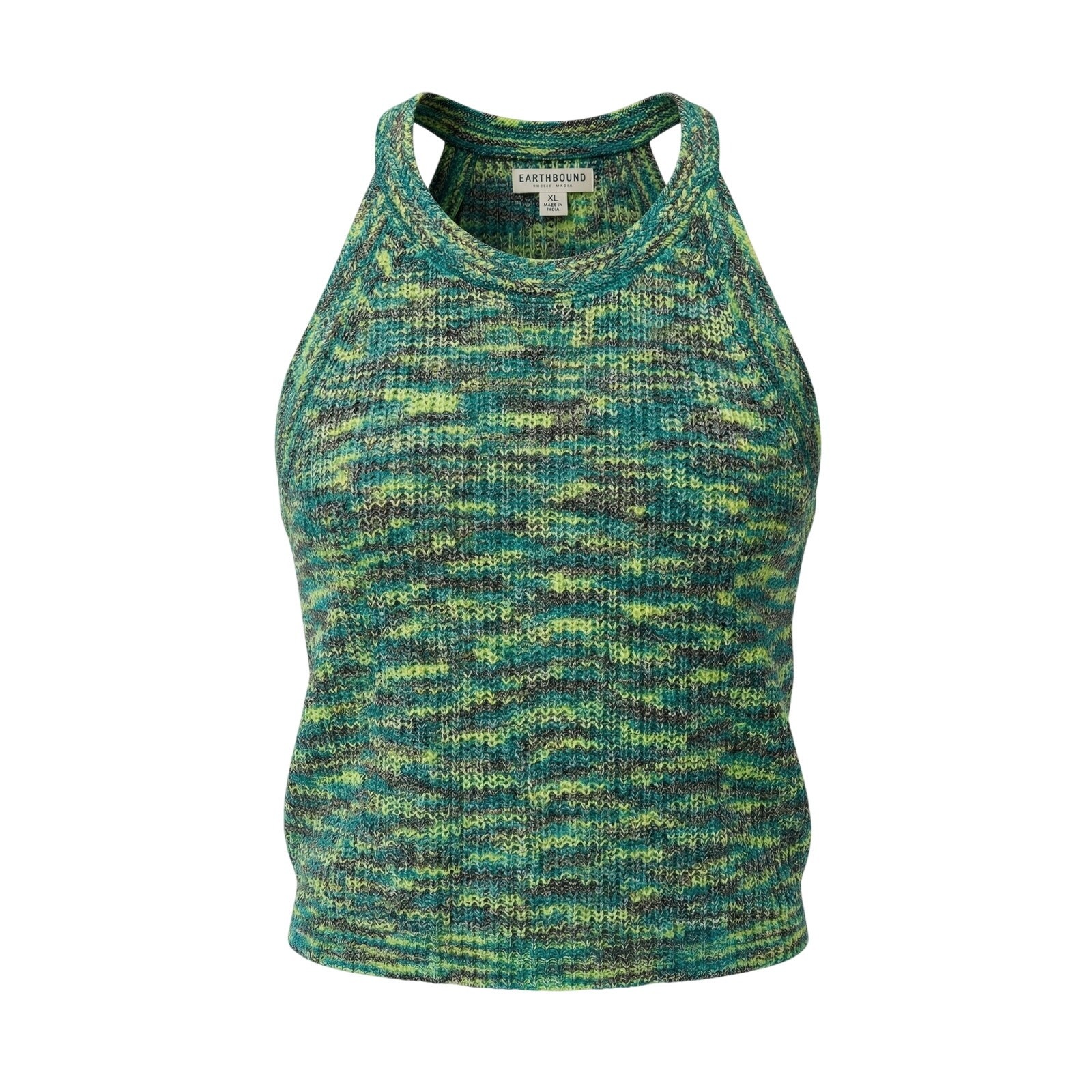 Earthbound Trading Co. Women’s XL Boho Granola Girl Fairycore Grunge Crop Tank