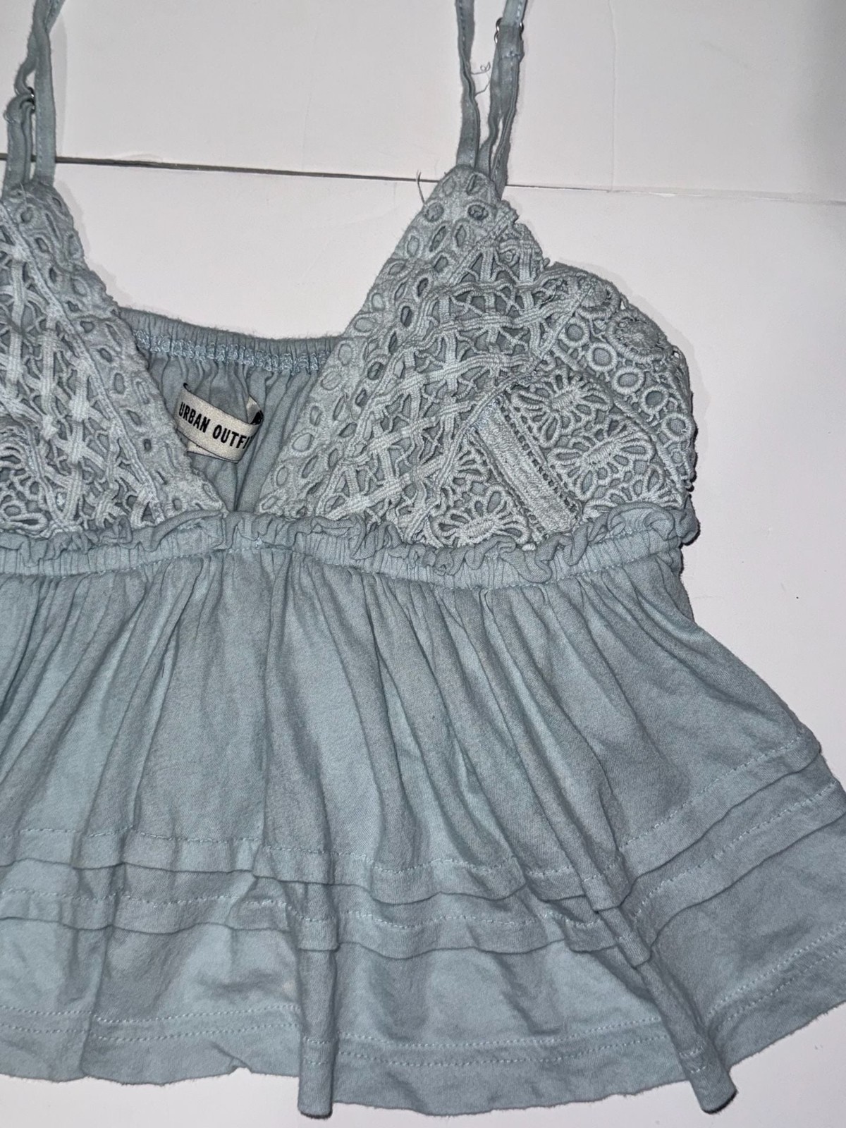 Urban Outfitters BDG Bella Lace Crochet Babydoll Cami Top