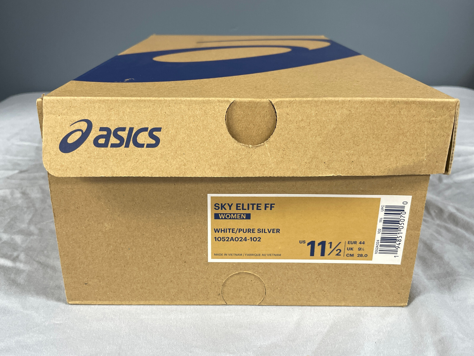 NEW ASICS SKY ELITE FF Volleyball Shoes White Ortholite (1052A024-102) US W 11.5