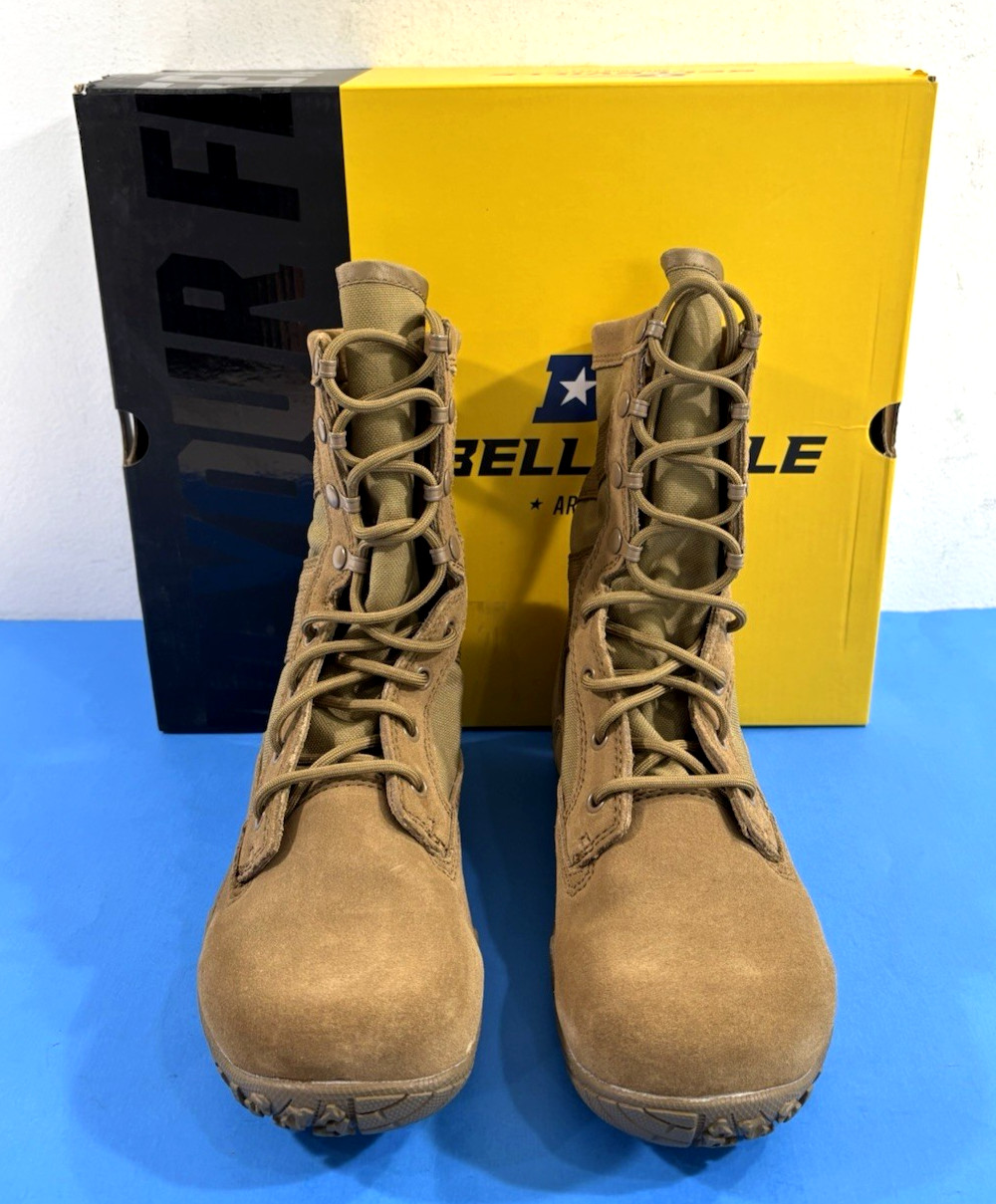 NEW 7 REG MENS BELLEVILLE TACTICAL RESEARCH TR105 COYOTE MINIMALIST BOOTS