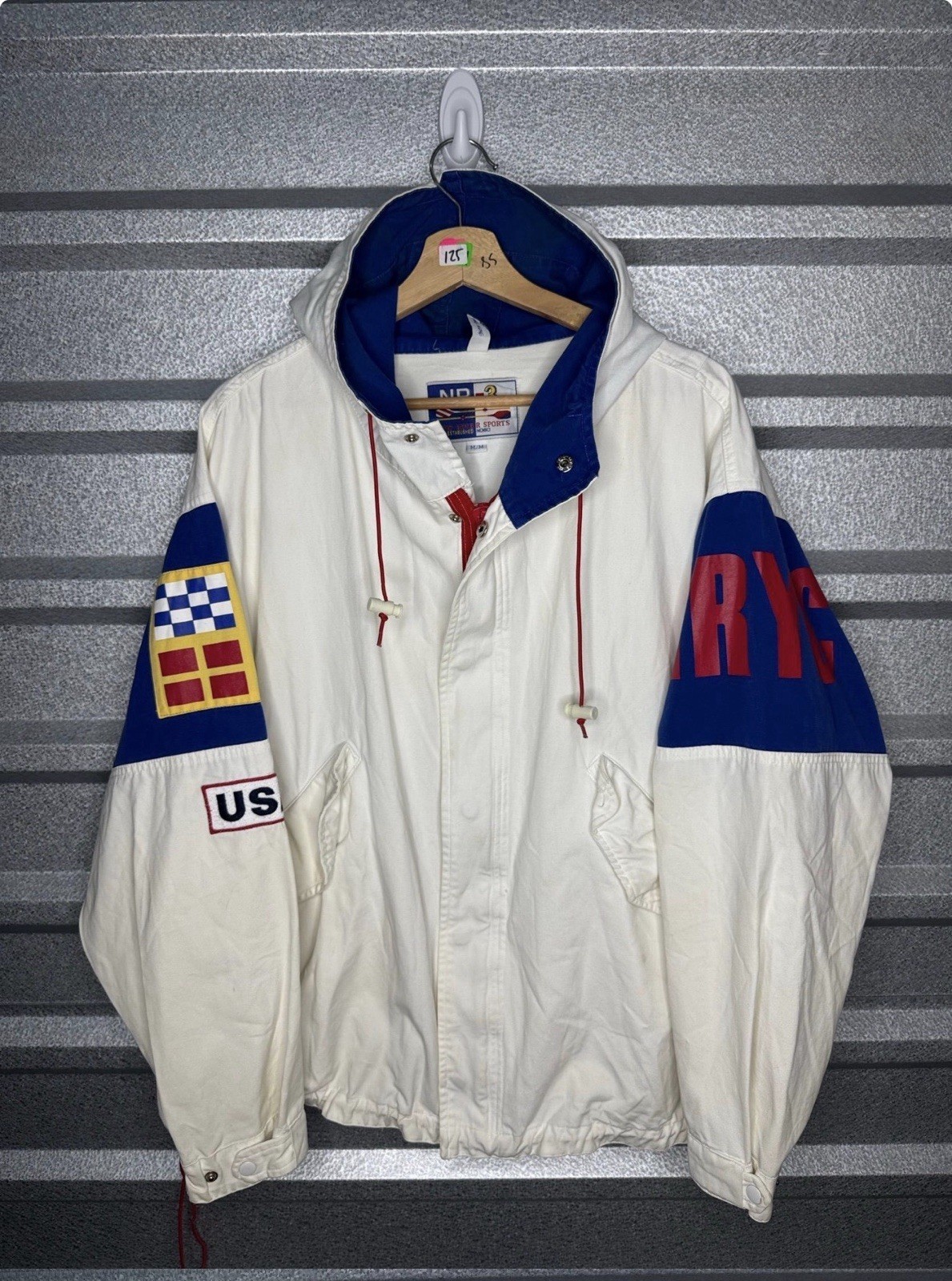 90s New River Sports Yacht Club Sailing Gear Jacket M/L