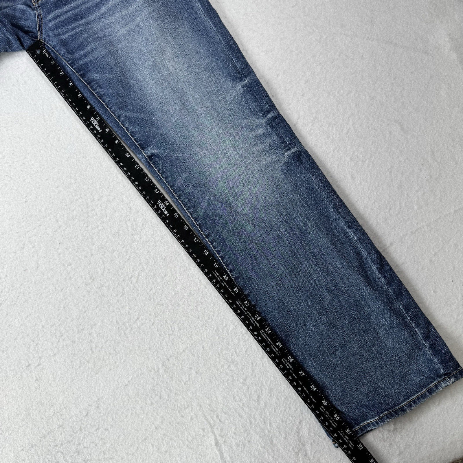 BKE Jake Bootcut Jeans Mens 32R Medium Wash Stretch Denim