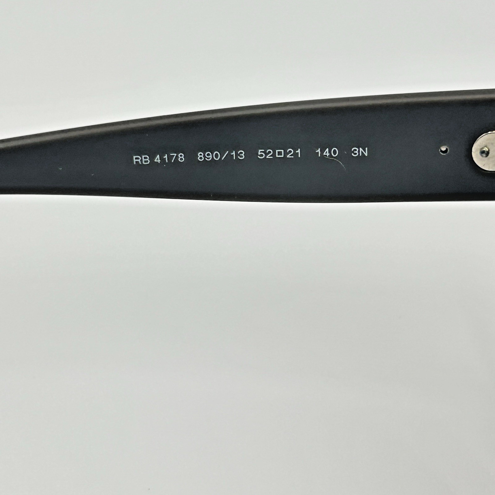 Ray-Ban RB4178 890/13 Sunglasses Matte Rubber Black Brown Gradient 52 21 140