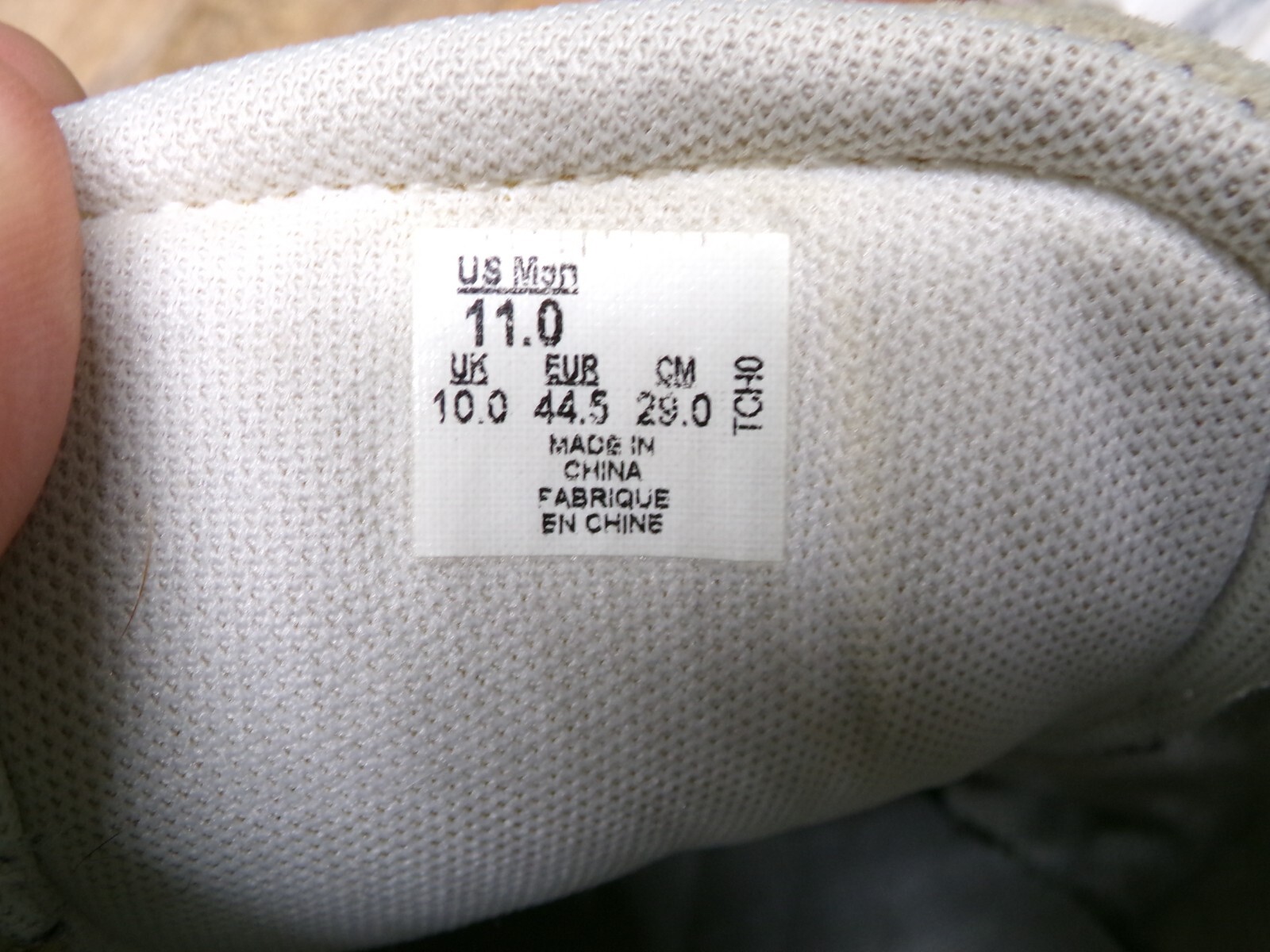 Vans Mens Tesella Grigio White Marble Woven Skate Shoes Sneakers Size 11 US