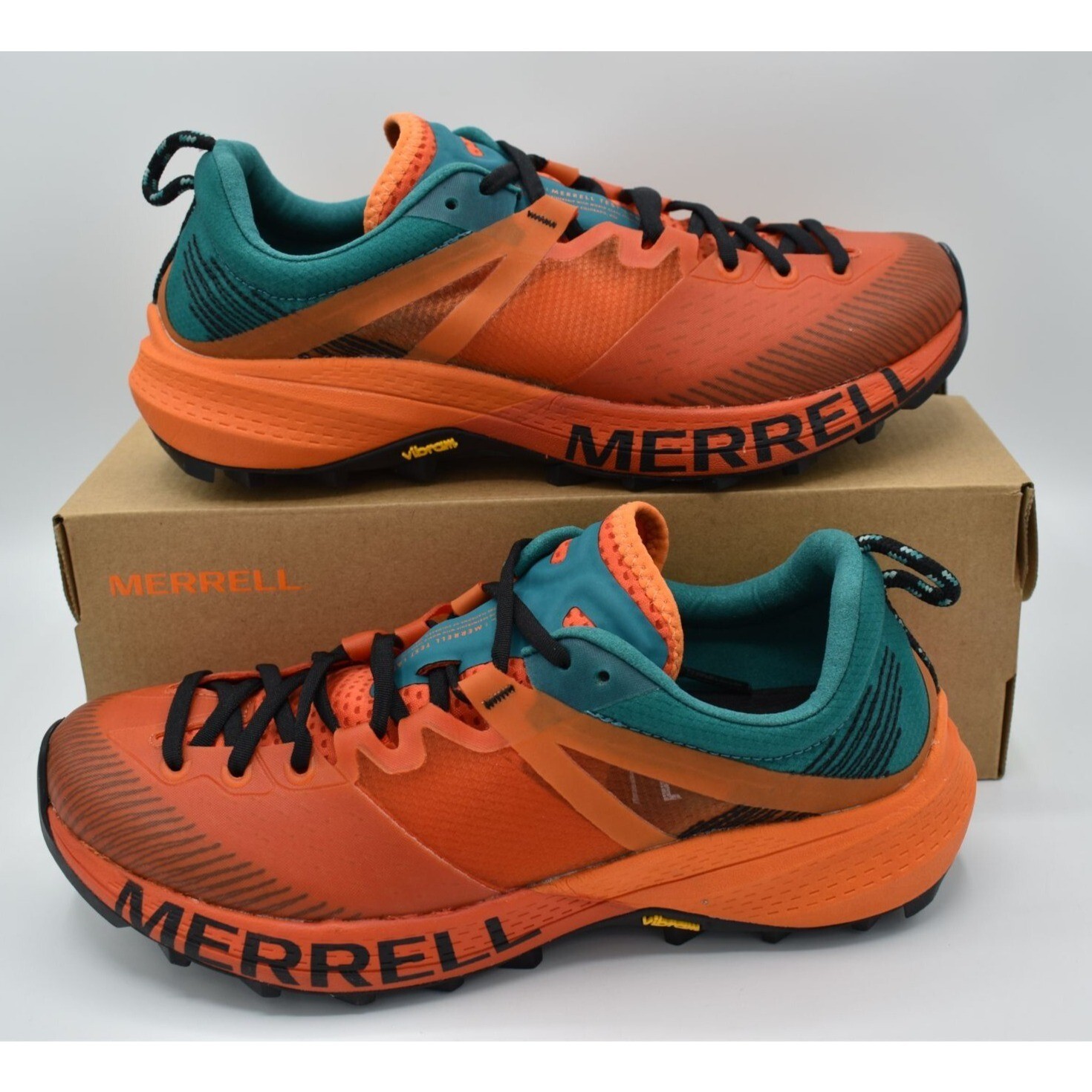 Merrell Womens Size 7 MTL MQM Tangerine Mineral Outdoors Hiking Sneakers Shoes