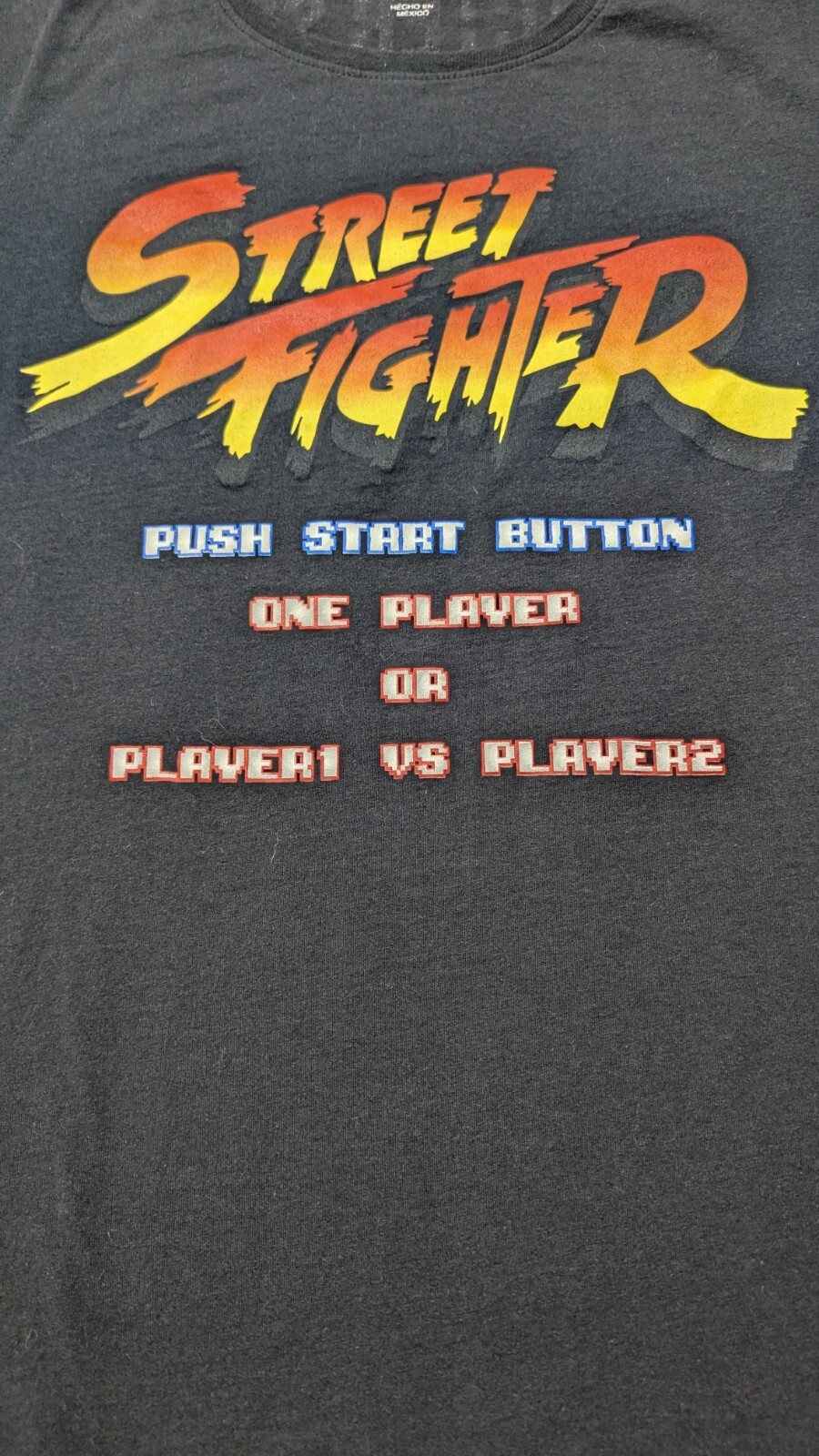 Street Fighter Shirt Mens Extra Large Black Capcom Character Select Graphic