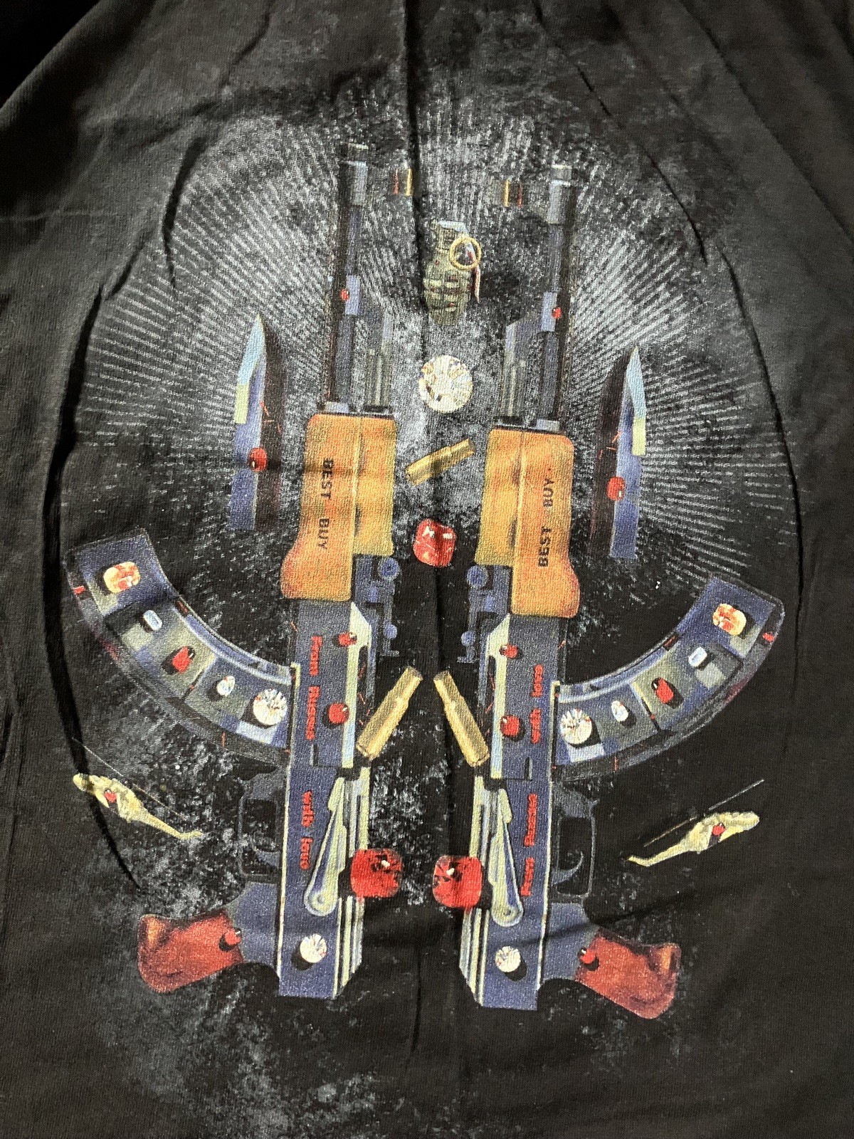 NEW Guns N Roses Chinese Democracy AK-47 T-Shirt NWOT Mens XL 2009 RARE Official