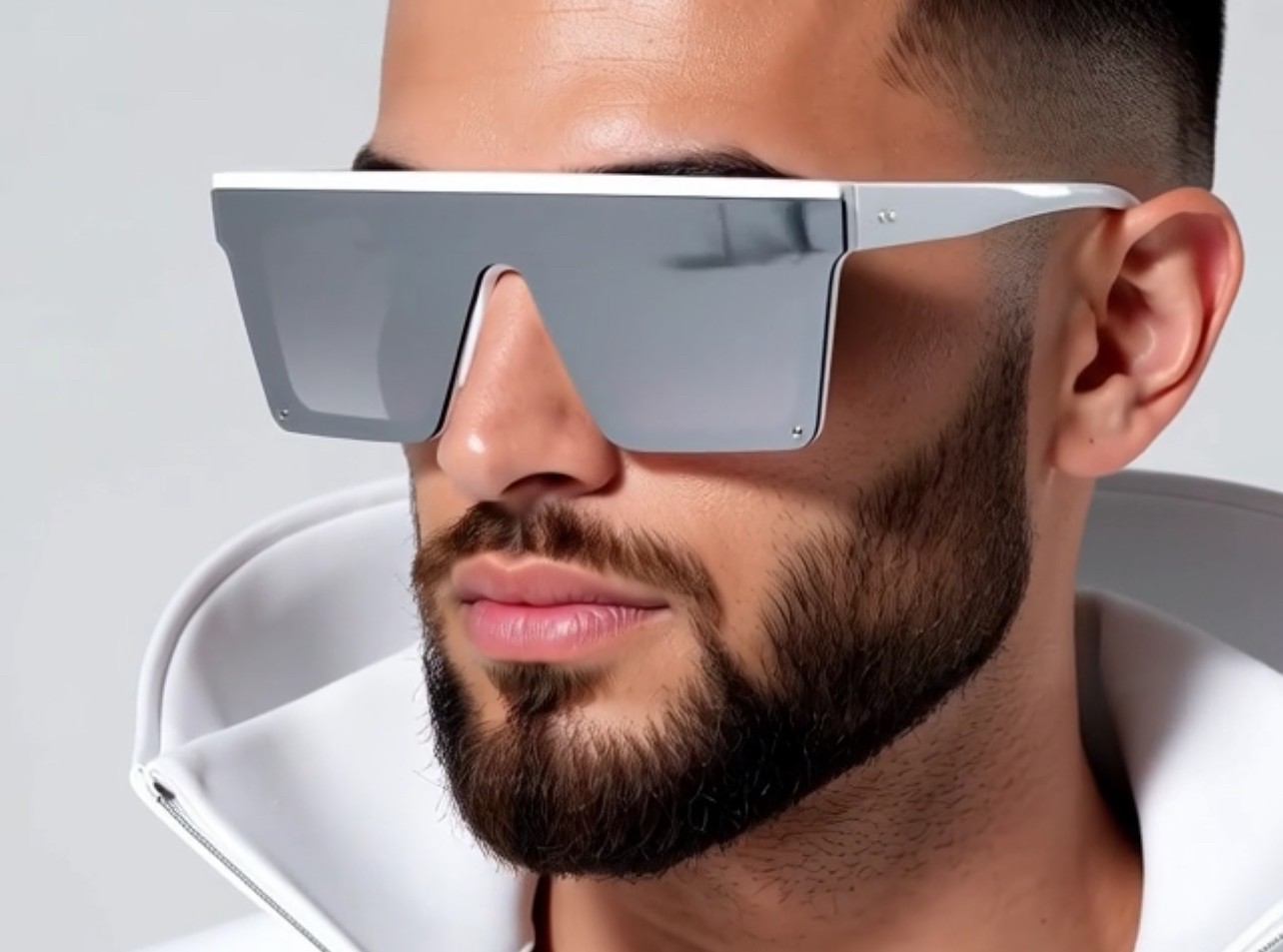 Women Men Sunglasses XL Oversized Luxury Hindsight Flat Top Square Designer New