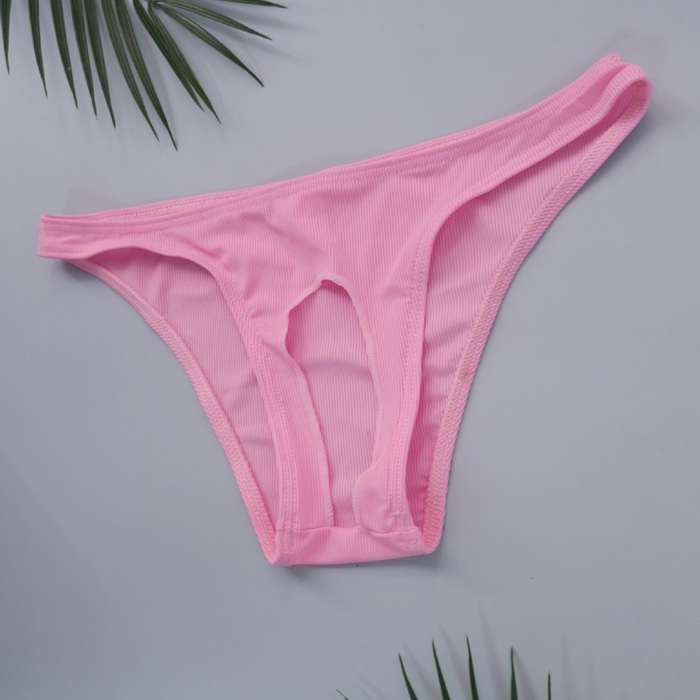 Mens Breathable Quick Dry Low Rise Underwear Solid Color Briefs for All Seasons