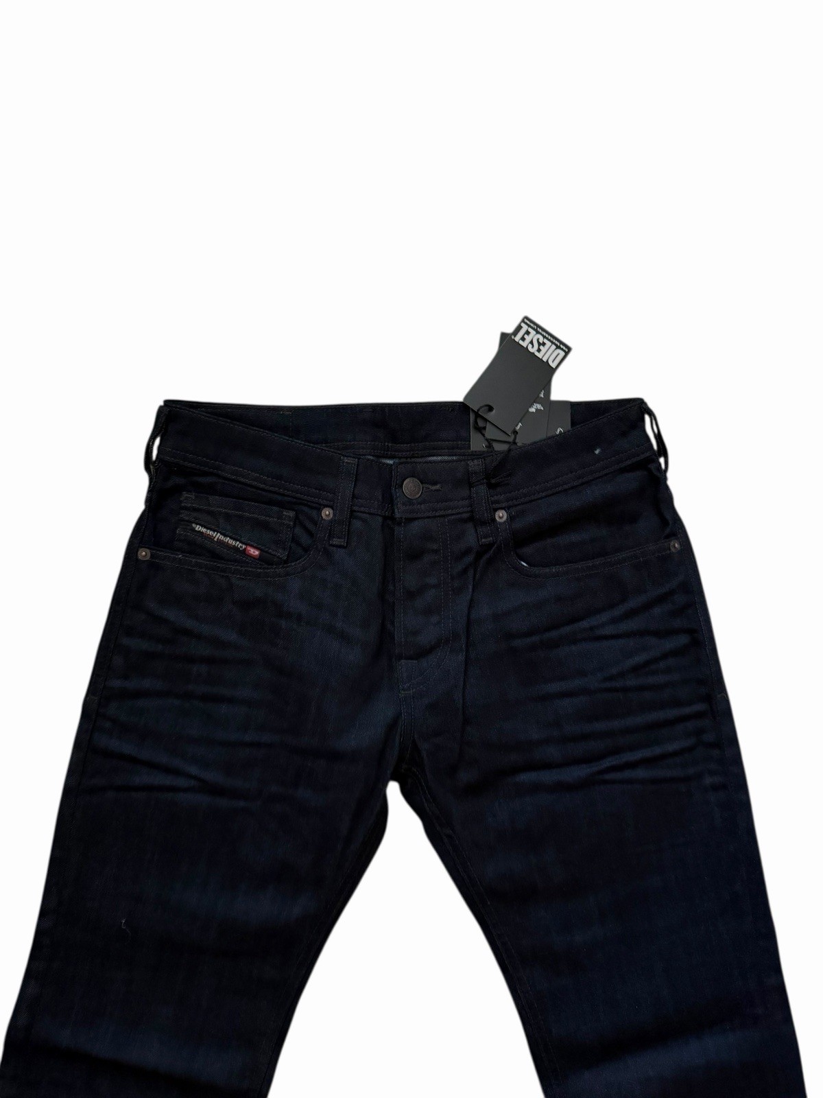 Diesel Mens Zatiny Slim Bootcut Jeans RB060 Dark Blue $195 Size 38/32
