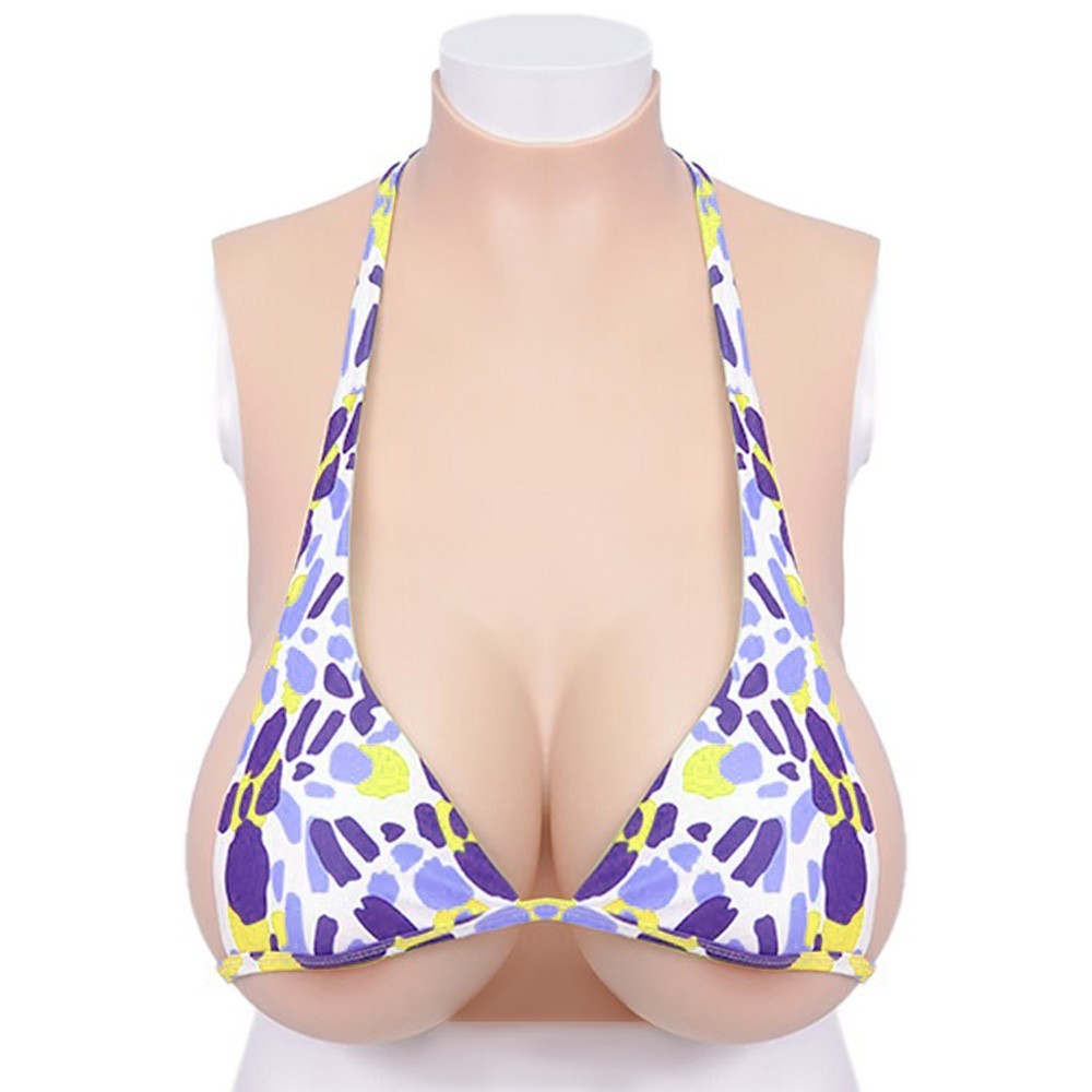 SilkEase Silicone Breast Form Plate Fake Boobs Silicone Fill S Cup Crossdresser
