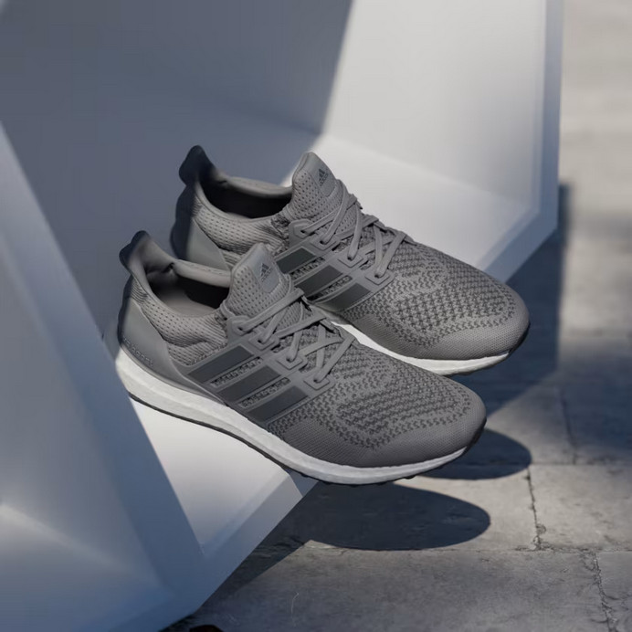 Adidas Ultraboost 1.0 Wolf Grey/White Running Shoes Mens Size HQ4200 G