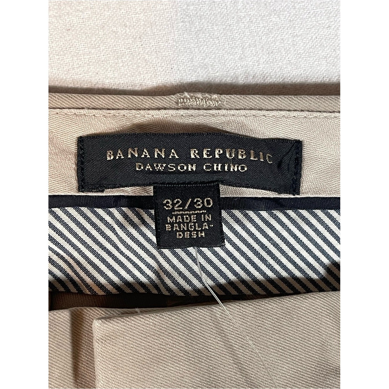 Banana Republic Dawson Chino 32×30 Relaxed Fit Men’s Tan Straight-Leg 100%Cotton