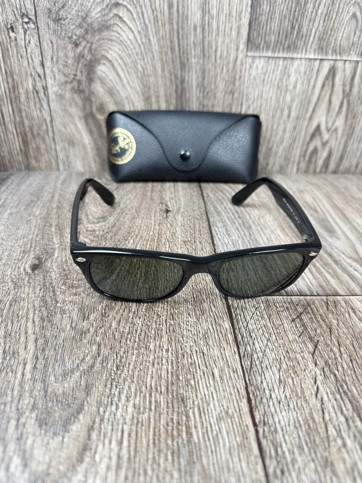 Ray-Ban RB2132 901 New Wayfarer Sunglasses 52mm Black Made in Italy Frames Only