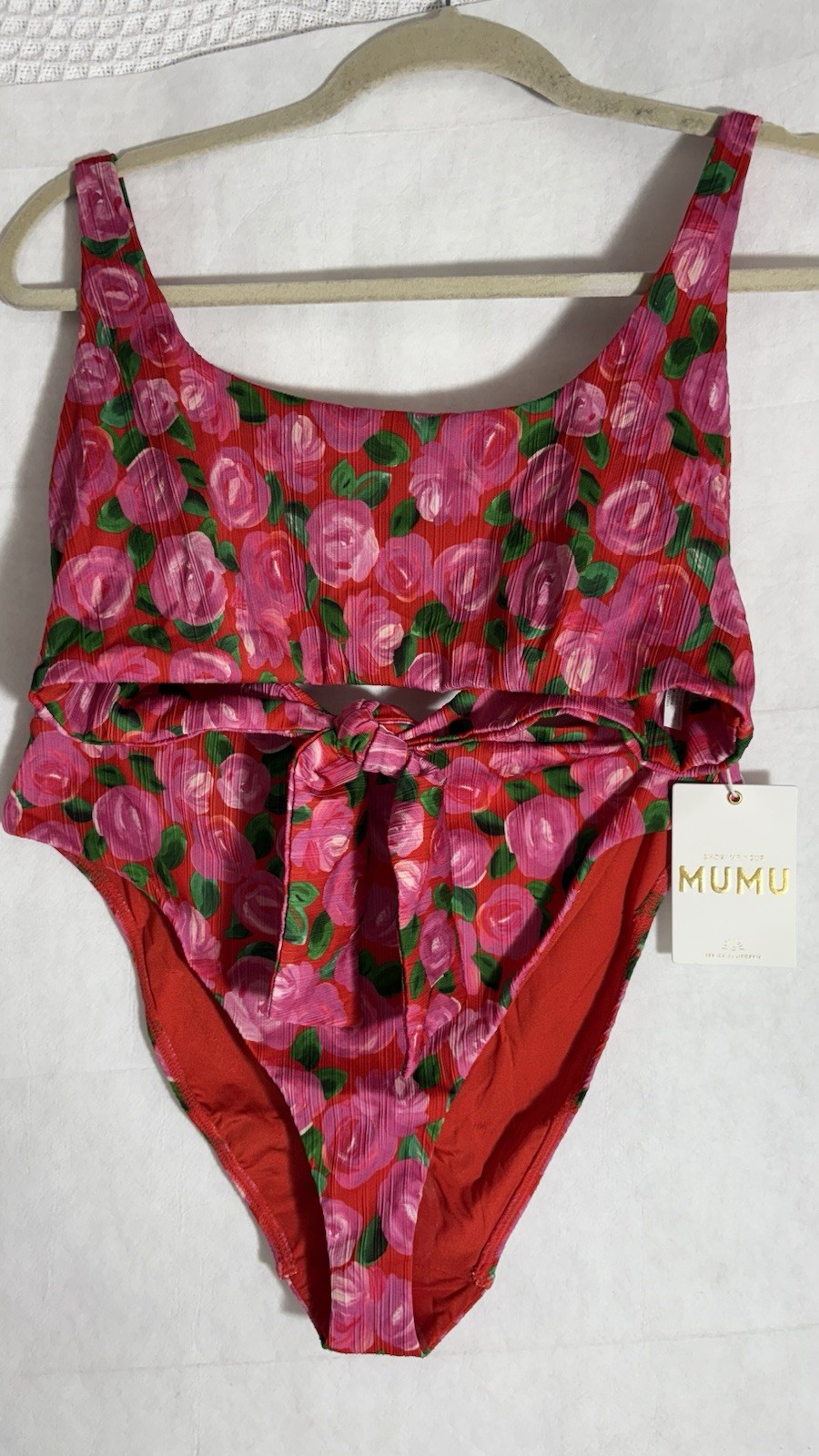 Show Me Your Mumu Maldives 2 Piece Swimsuit Rosie Blooms Print SZ XL Free Shi