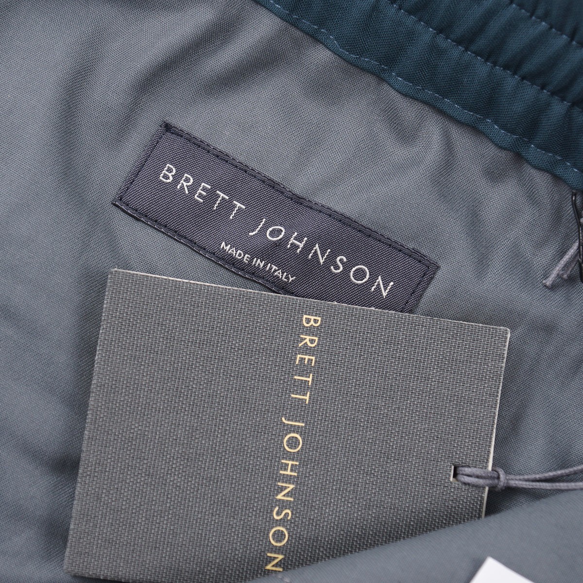 Brett Johnson Lightweight Wool Drawstring Jogger Pants L 35-36 (Eu 52) NWT