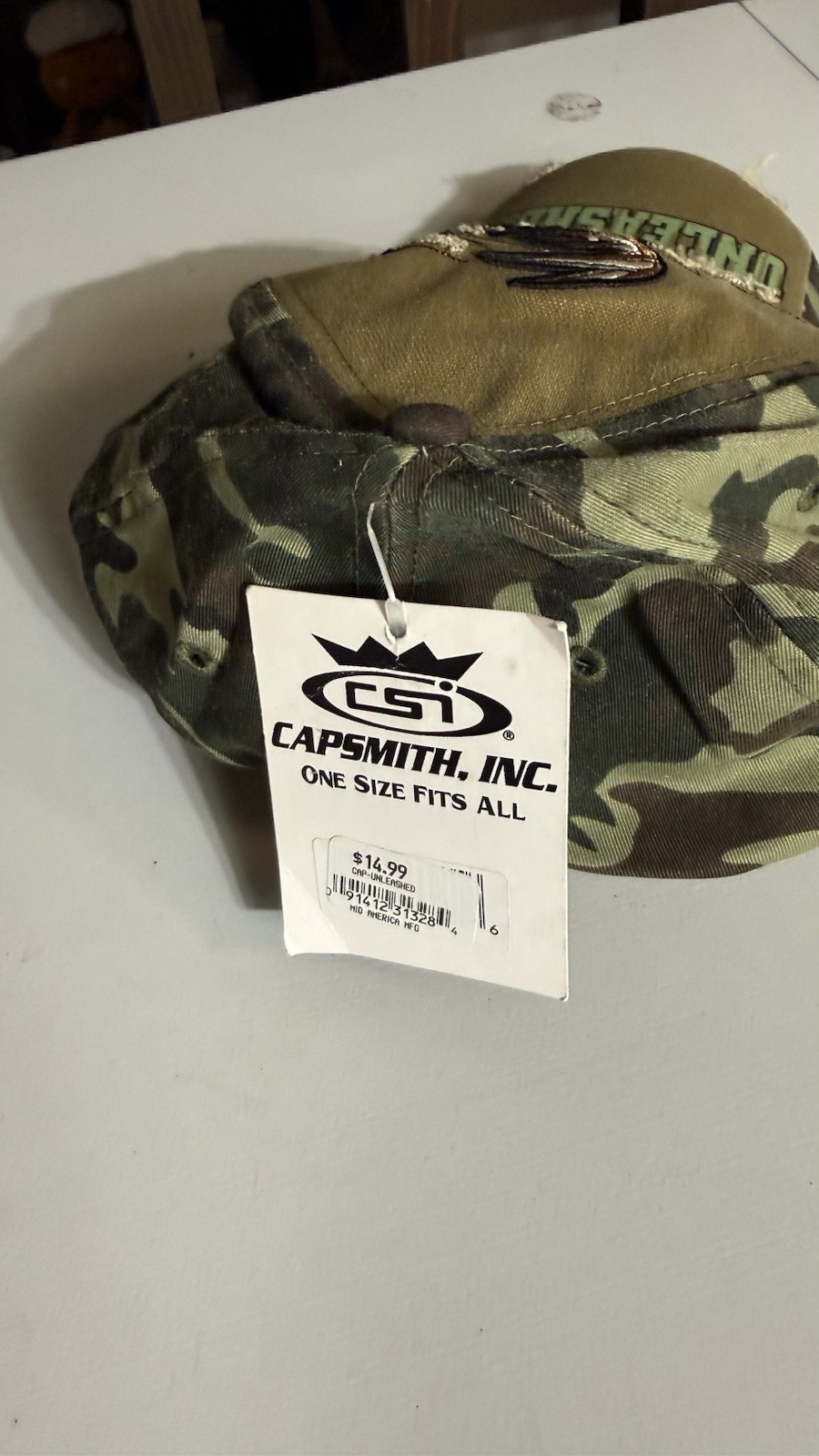 Lot Of 3 Camo Hats, New W/Tags, One Size Fits All. All 3 Different Styles