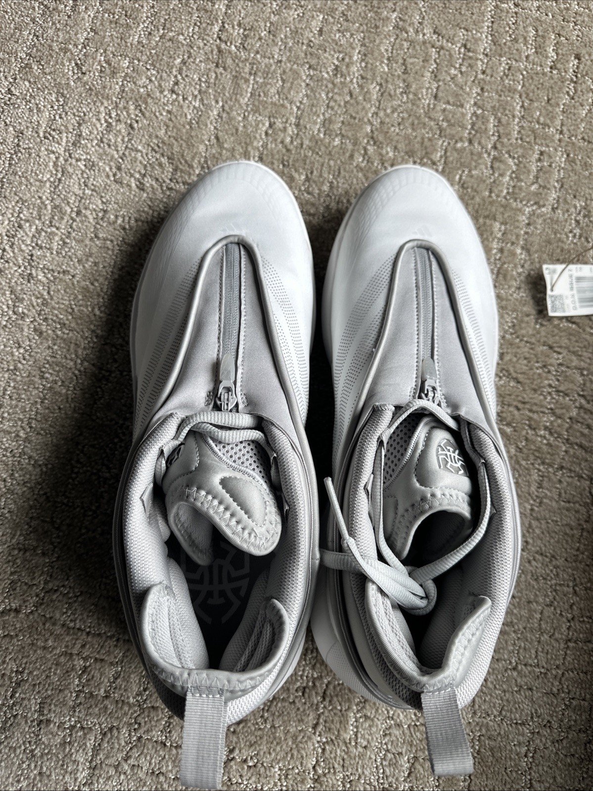 Size 13 – adidas D.O.N. Issue #7 White Grey