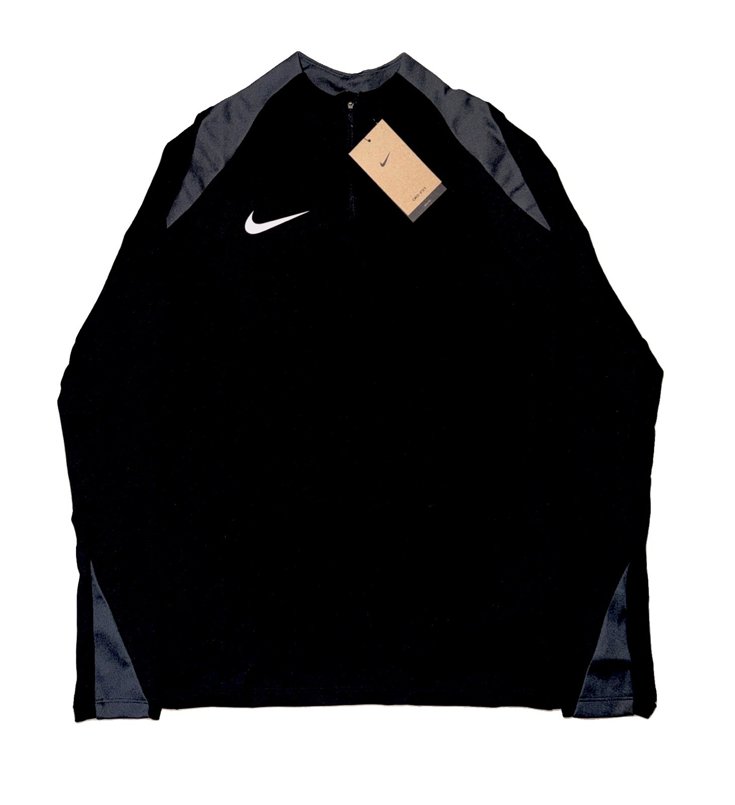 Nike Strike Dri-FIT 1/2 Zip Pullover Men’s Medium Slim Fit Black FN2403-010 NWT
