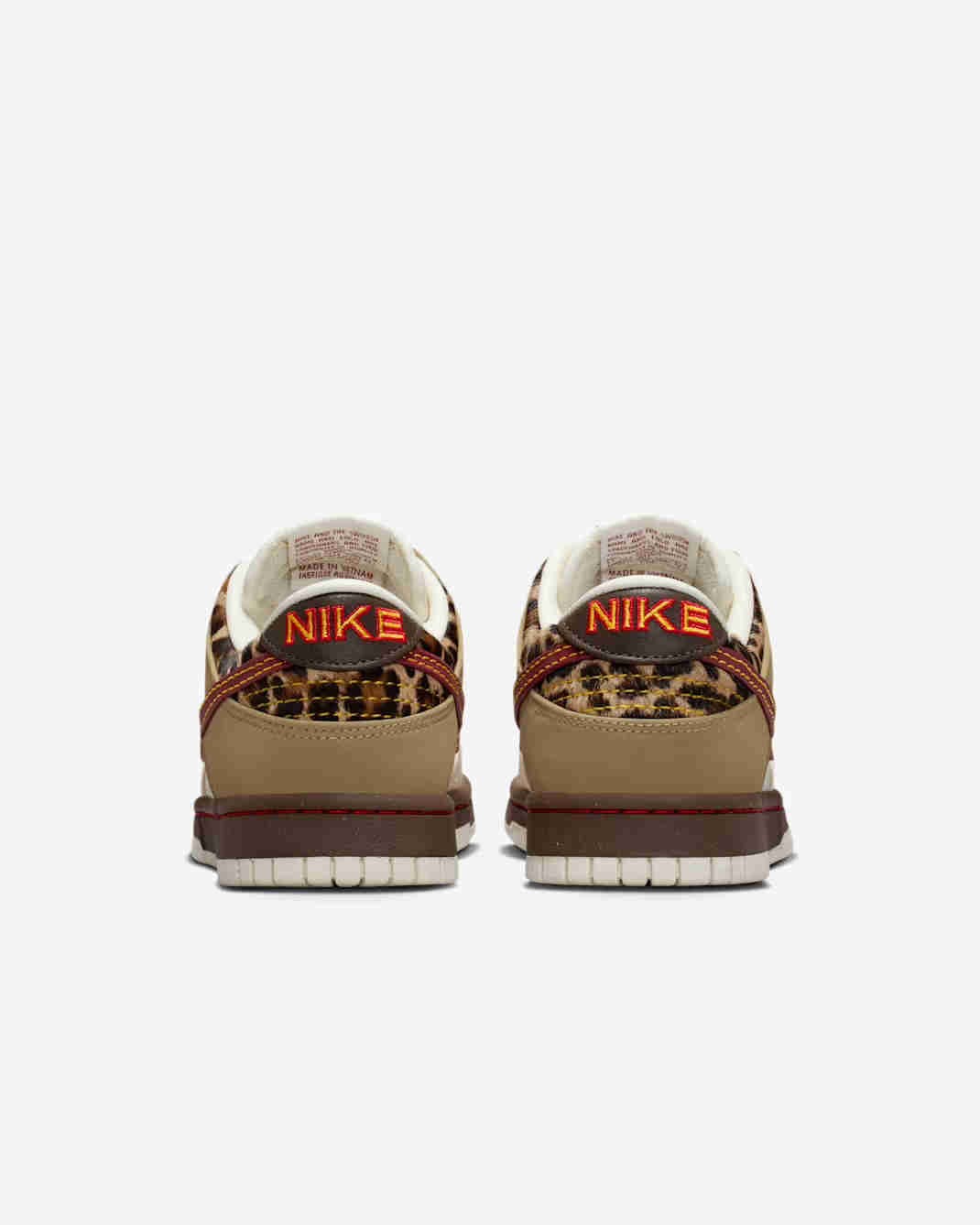 Nike Nike Womens Dunk Low Khaki Team Red IM6687-262 Women Size