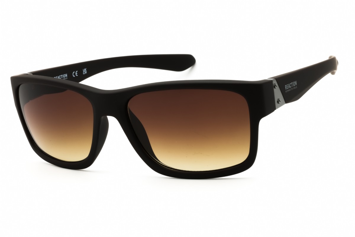 New Kenneth Cole Reaction KC1246 49F Matte Dark Brown/Brown Gradient 58-17-13…