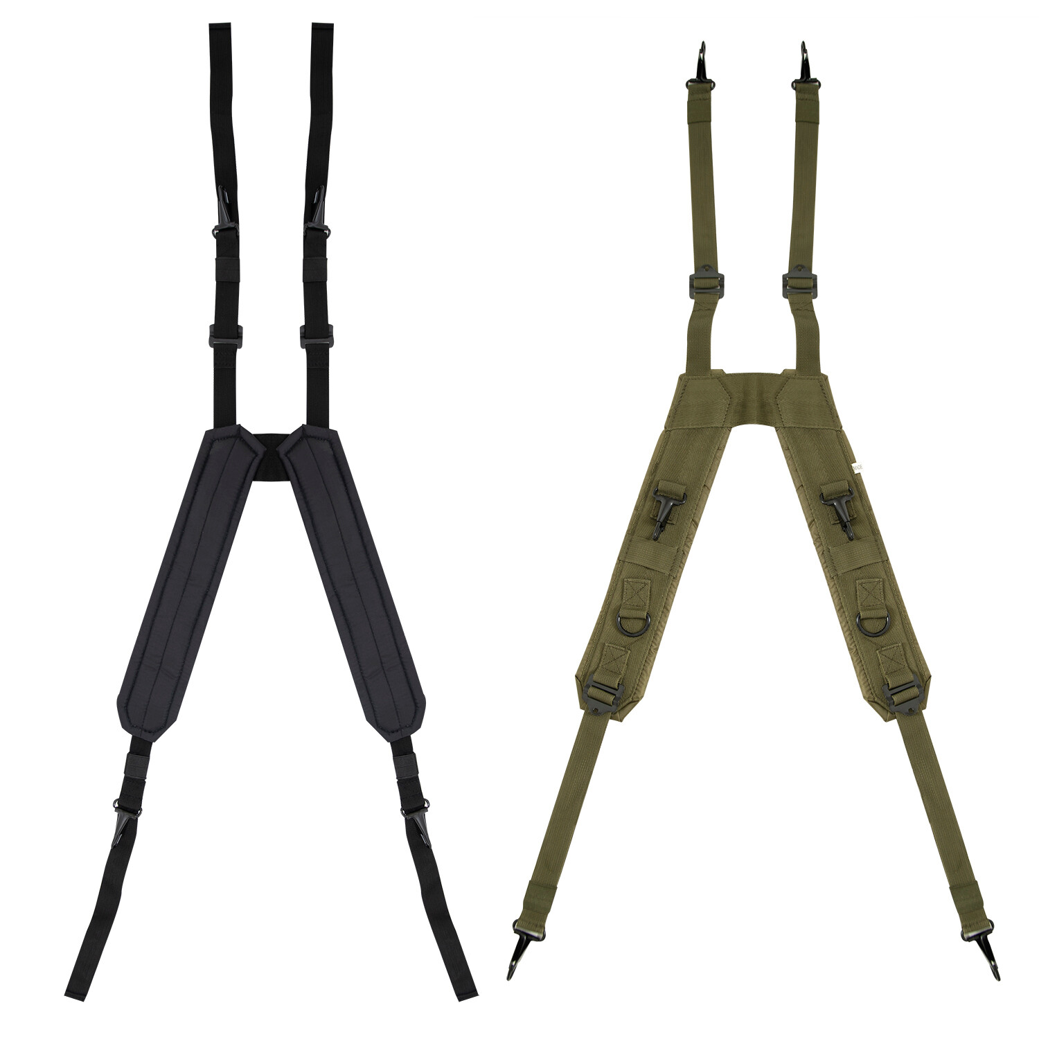 Rothco G.I. Type “H” Style LC-1 Suspenders – Black or Olive Tactical Suspender